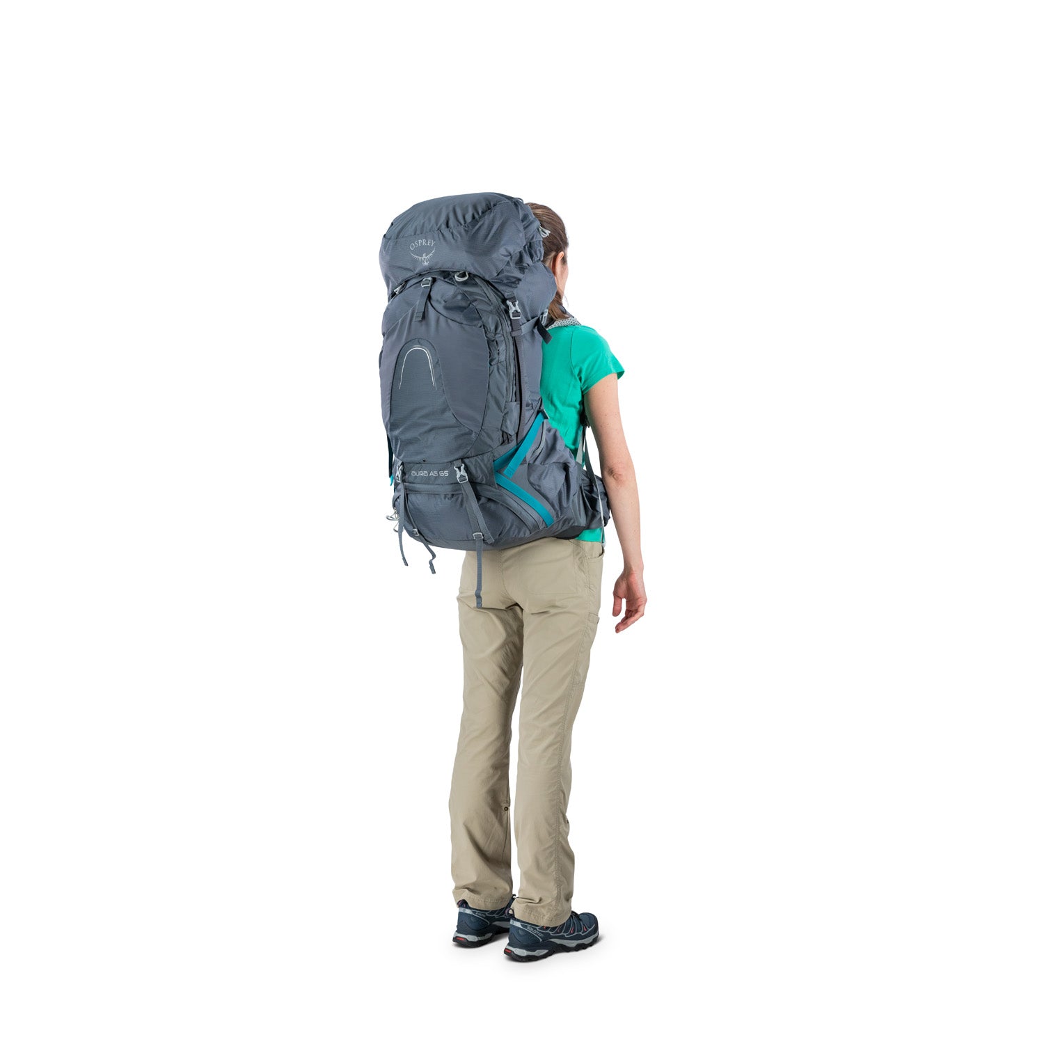 Osprey Aura AG 65 Backpack - Extra Small - Women's Backpacking (Challenger Blue)