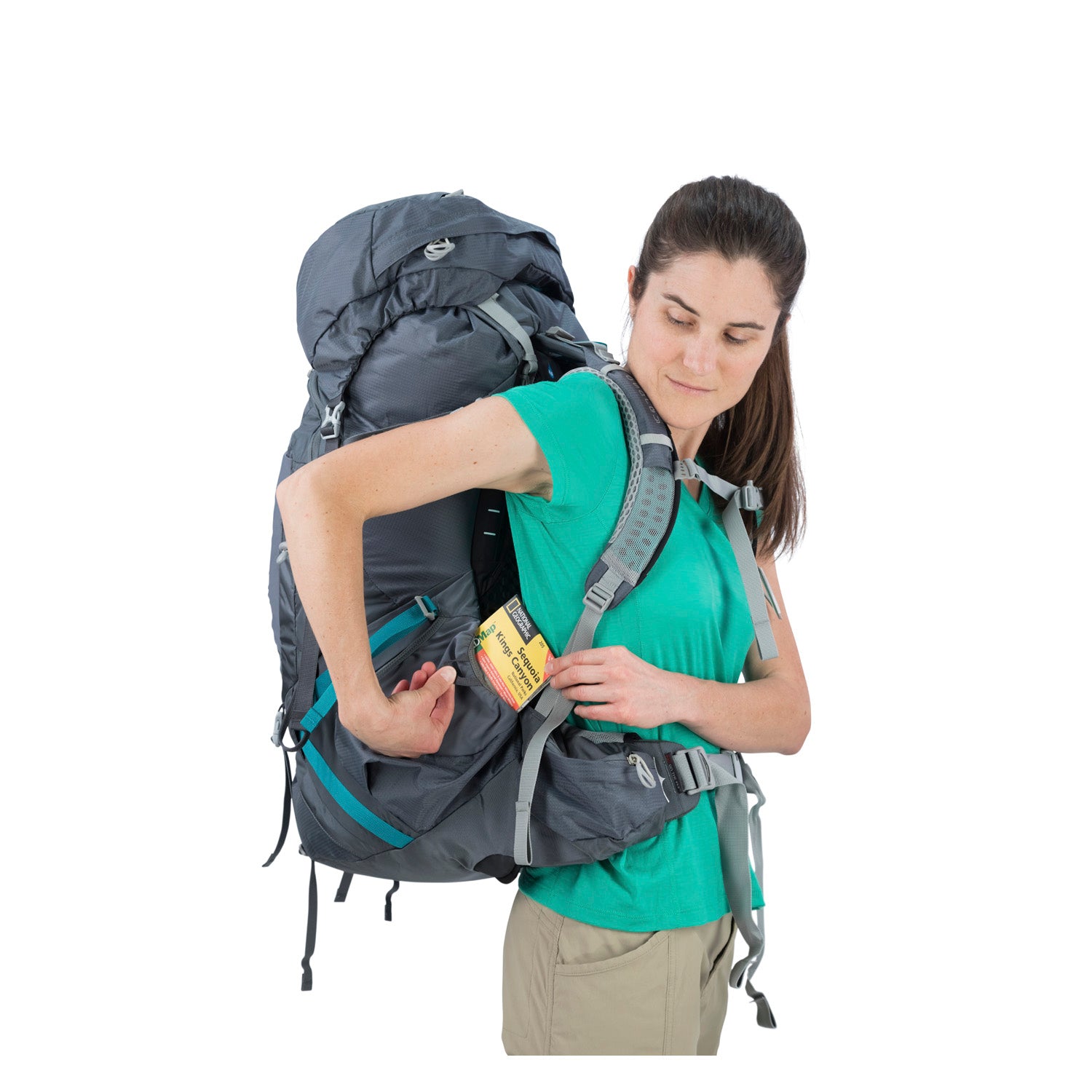 Osprey Aura AG 65 Backpack - Extra Small - Women's Backpacking (Challenger Blue)