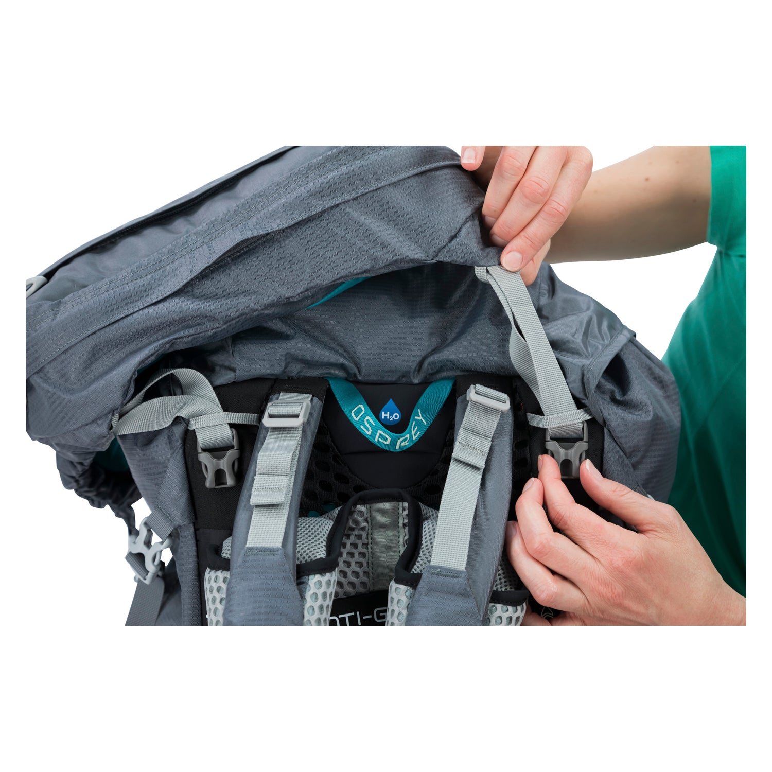 Osprey Aura AG 65 Backpack - Extra Small - Women's Backpacking (Challenger Blue)