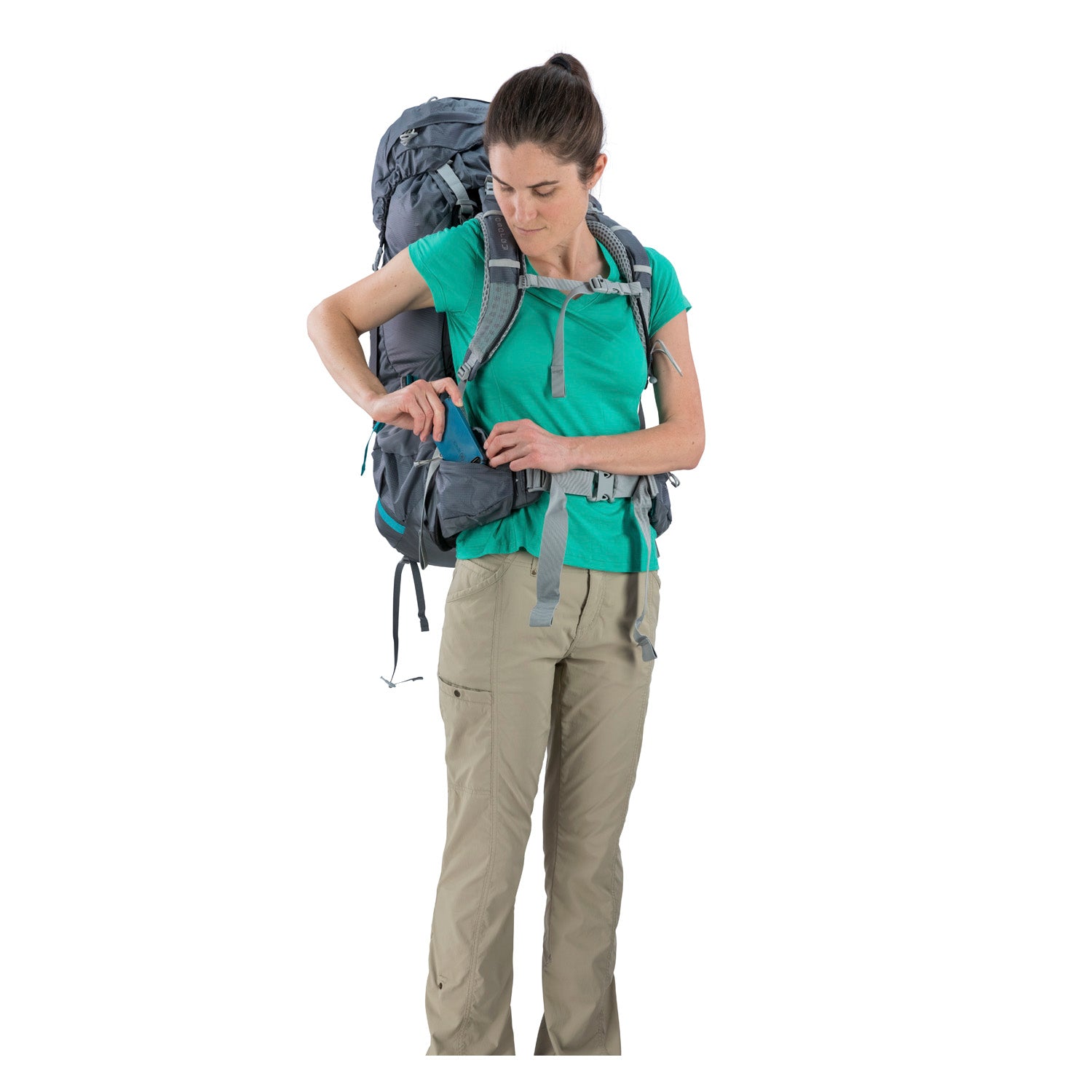 Osprey Aura AG 65 Backpack - Extra Small - Women's Backpacking (Challenger Blue)
