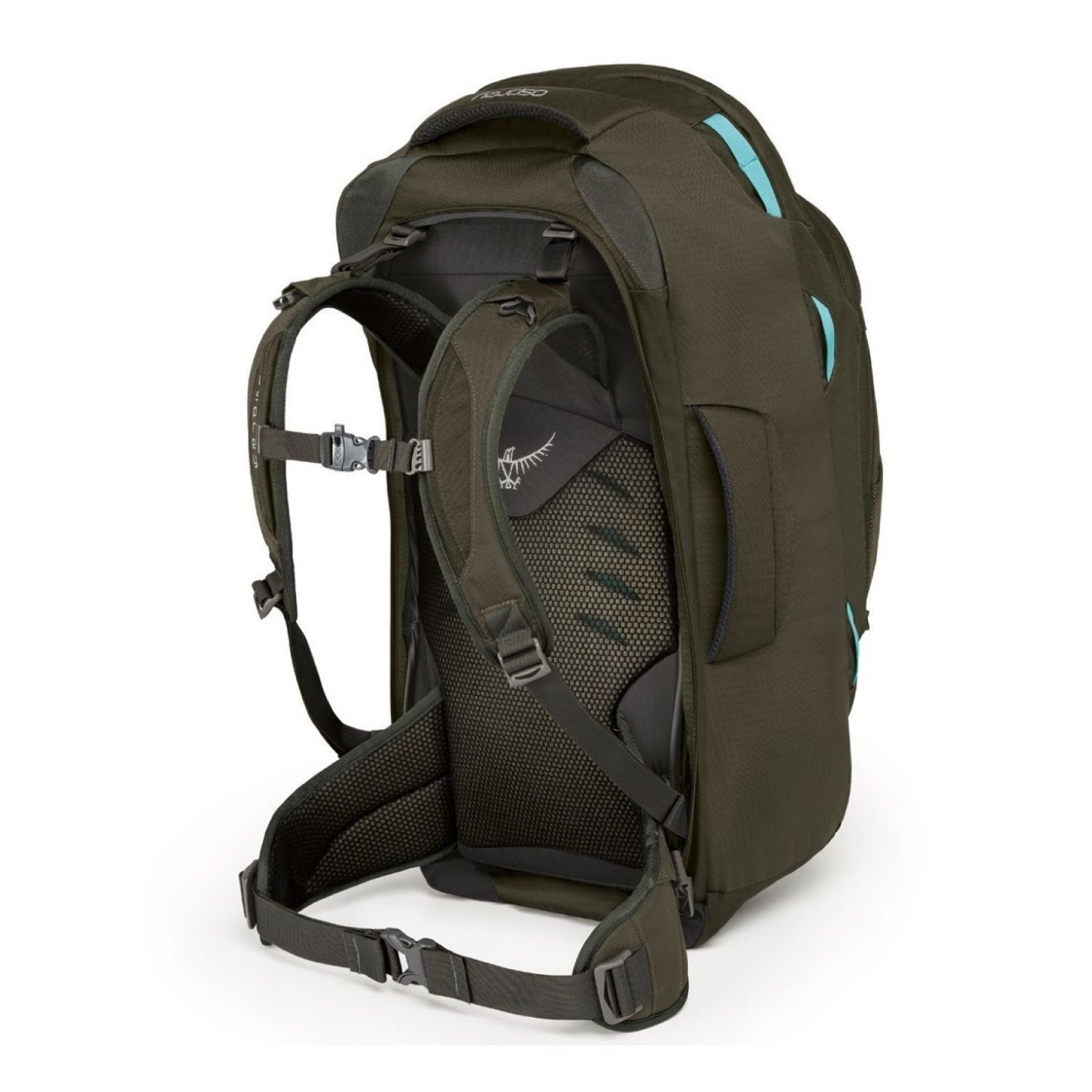 misty gray osprey backpack Osprey Fairview Travel Pack 55 Backpack - Extra Small/Small