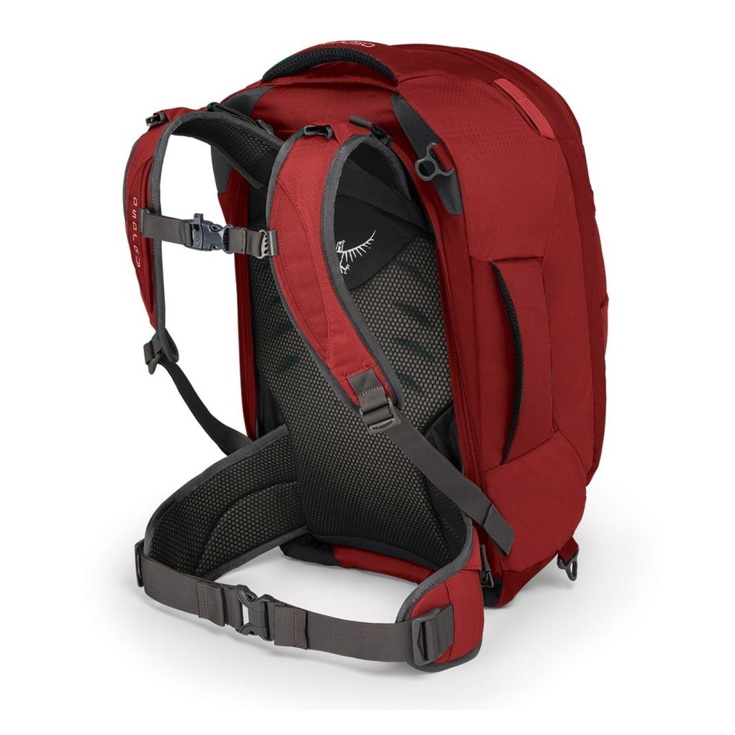 Osprey Farpoint Travel Pack Carry-On 40 Backpack - Medium/Large - Men's Travel - Trekking (Jasper Red)