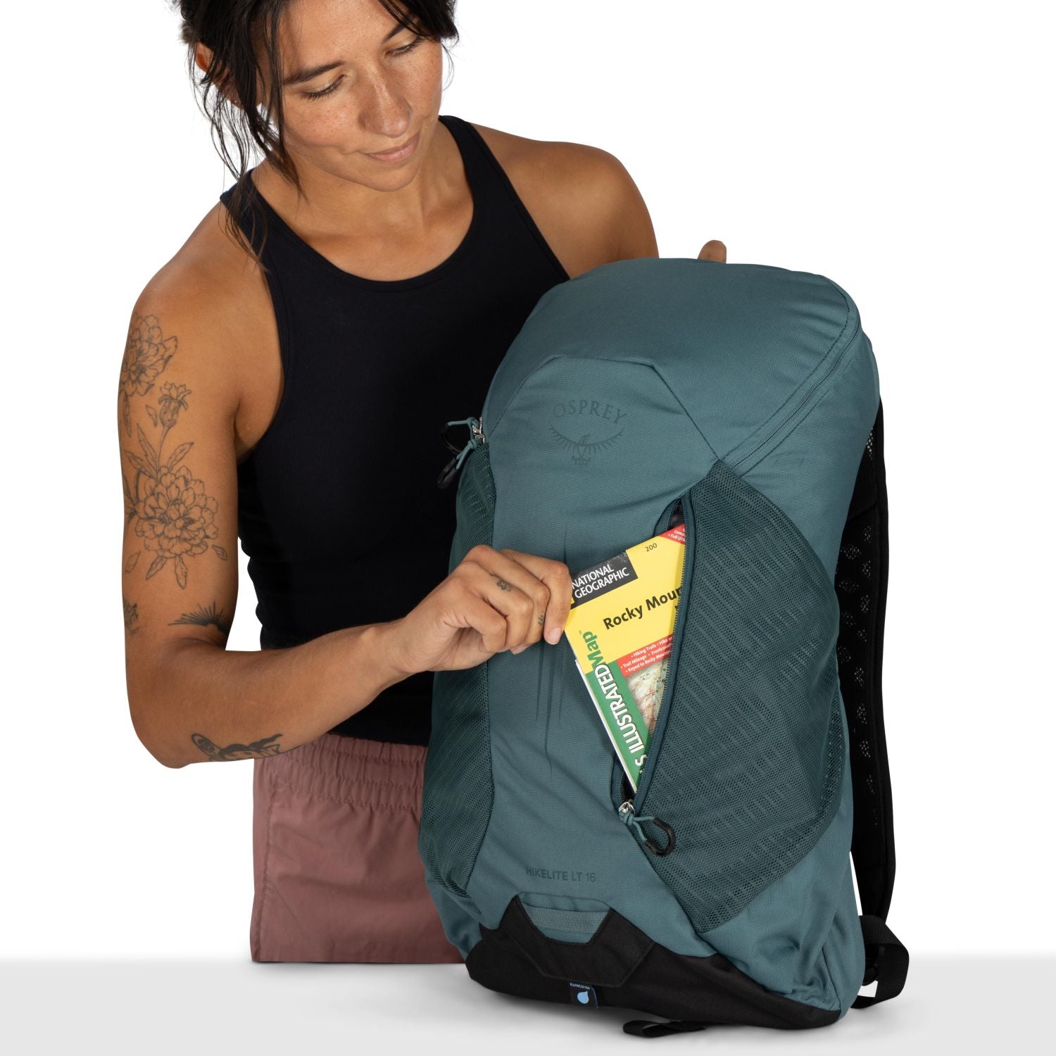 Osprey Hikelite Lt 16 Backpack O/S - Black