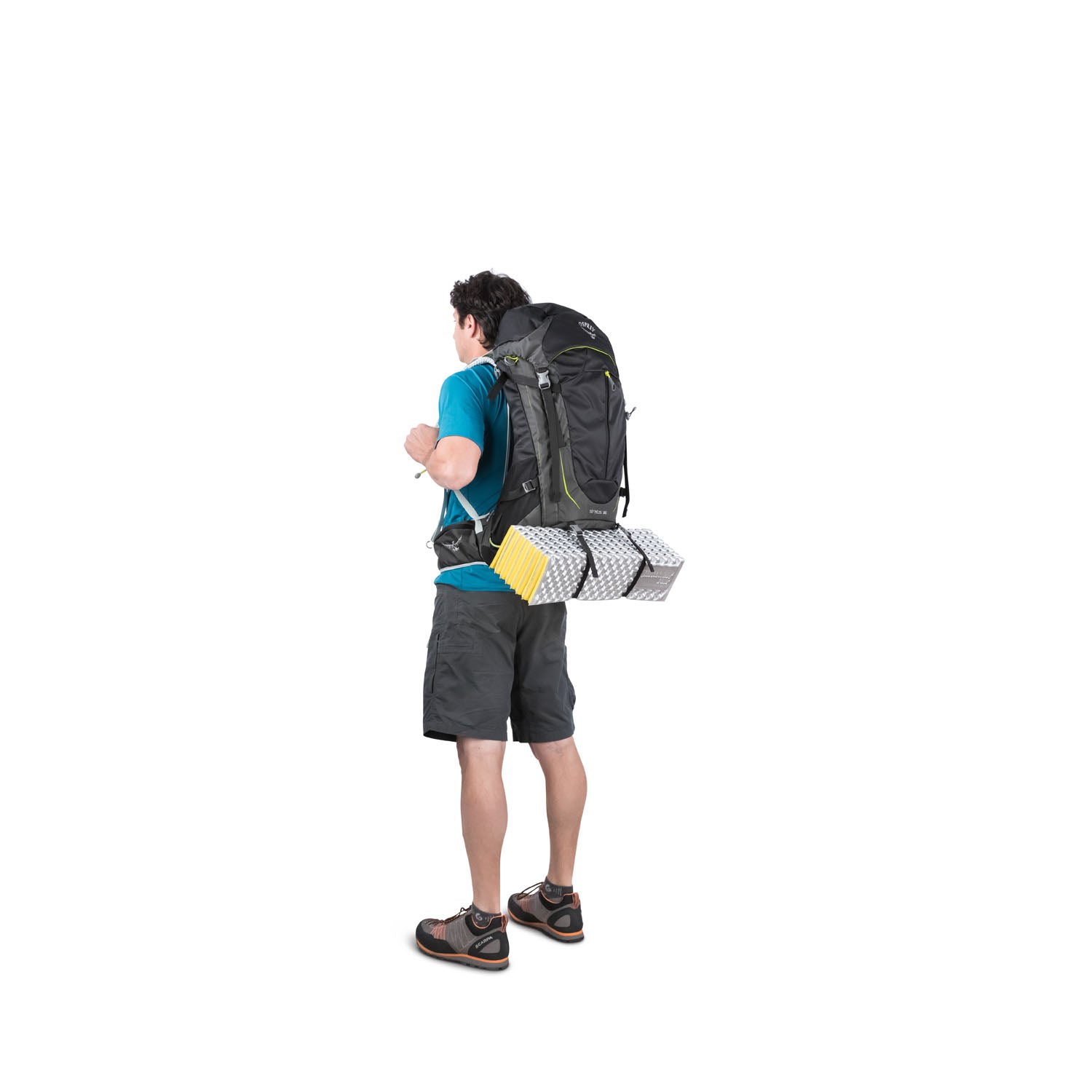 Osprey Stratos 36 Backpack - Medium/Large - Men's Light Backpacking - Day Hiking (Black)