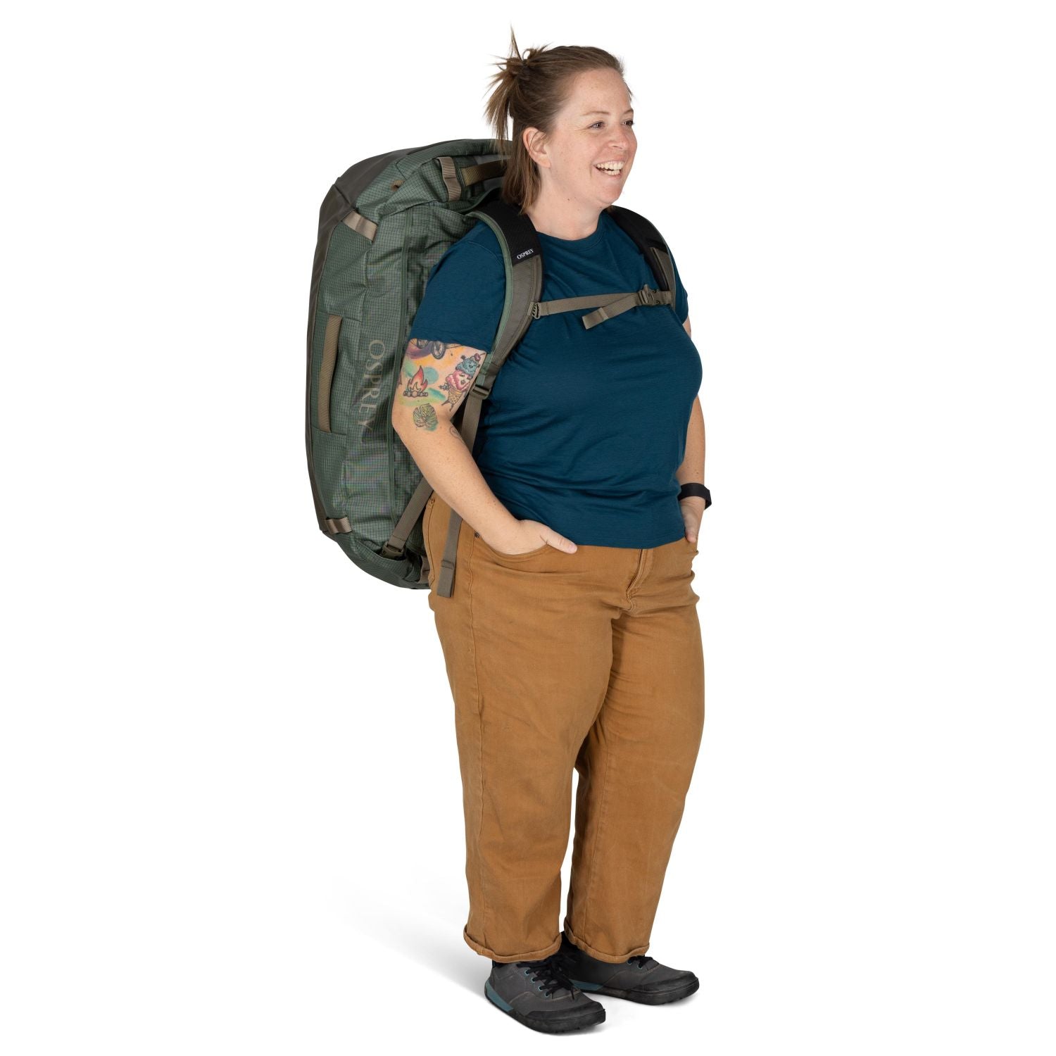 Osprey Transporter Duffel 95 Backpack O/S - Blue Flame