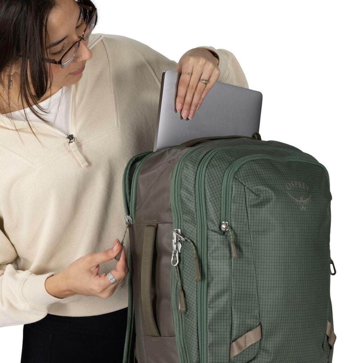 Osprey Transporter Travel Pack 26+6 O/S - Raven Black