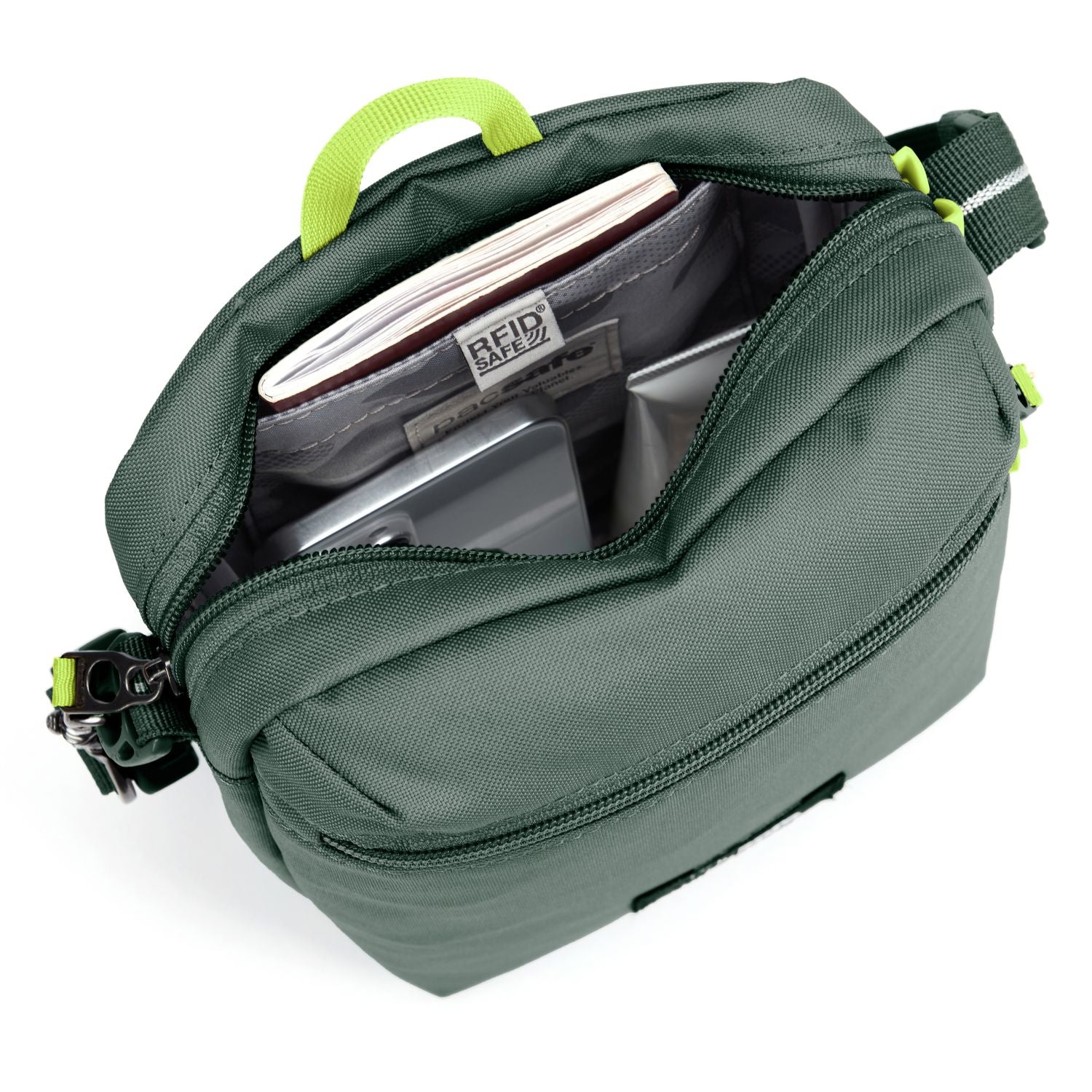 Pacsafe Go Anti-Theft Festival Crossbody - Spruce Green