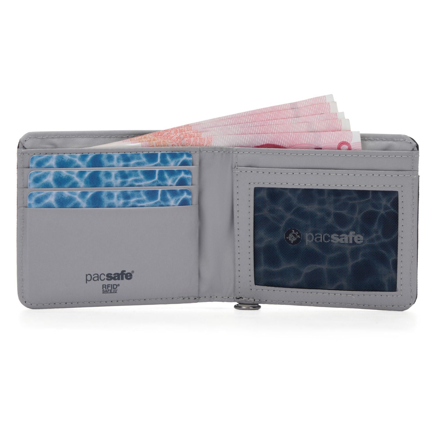 Pacsafe RFIDsafe RFID Blocking Bifold Wallet - Jet Black
