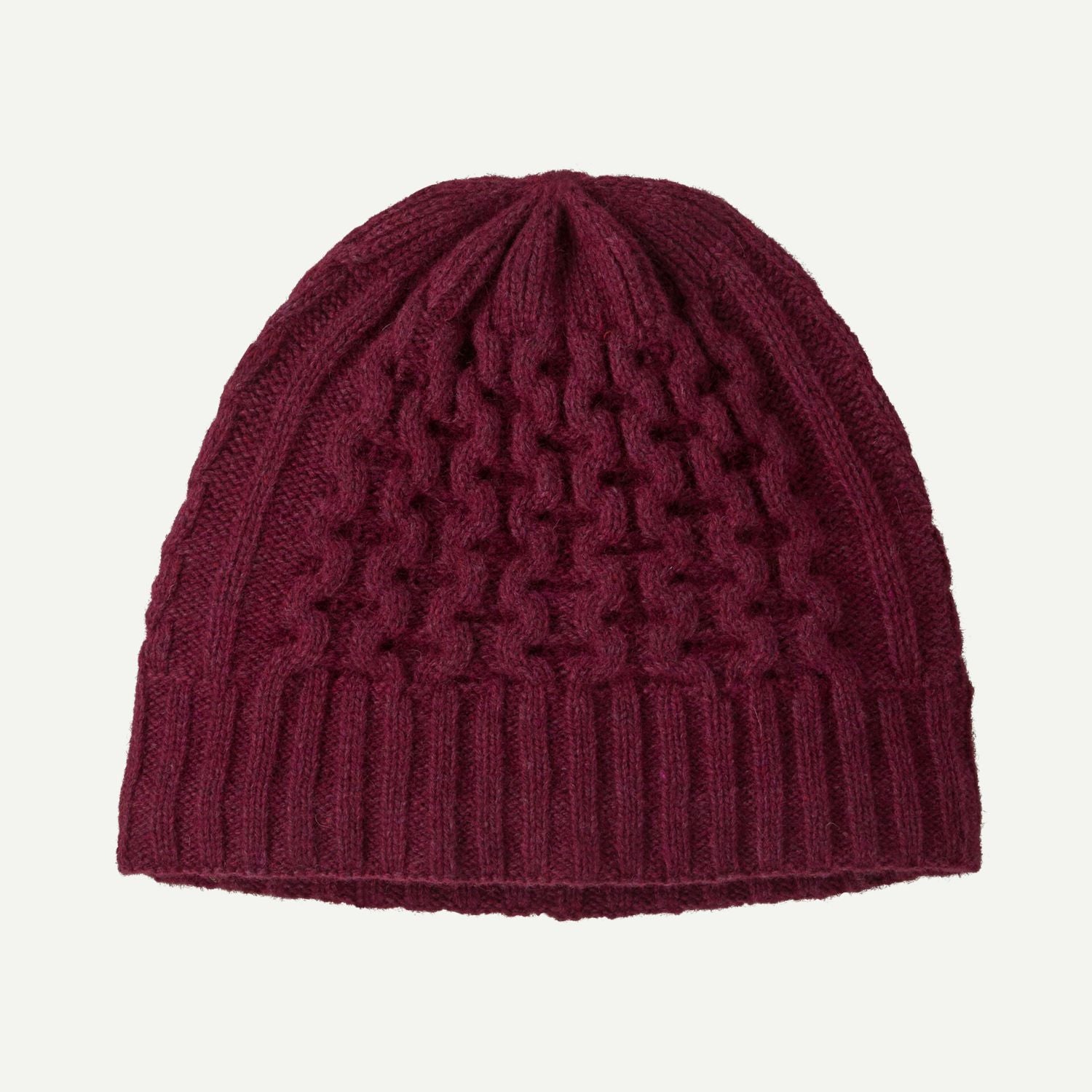 Patagonia Coastal Cable Beanie (Berry Fig)