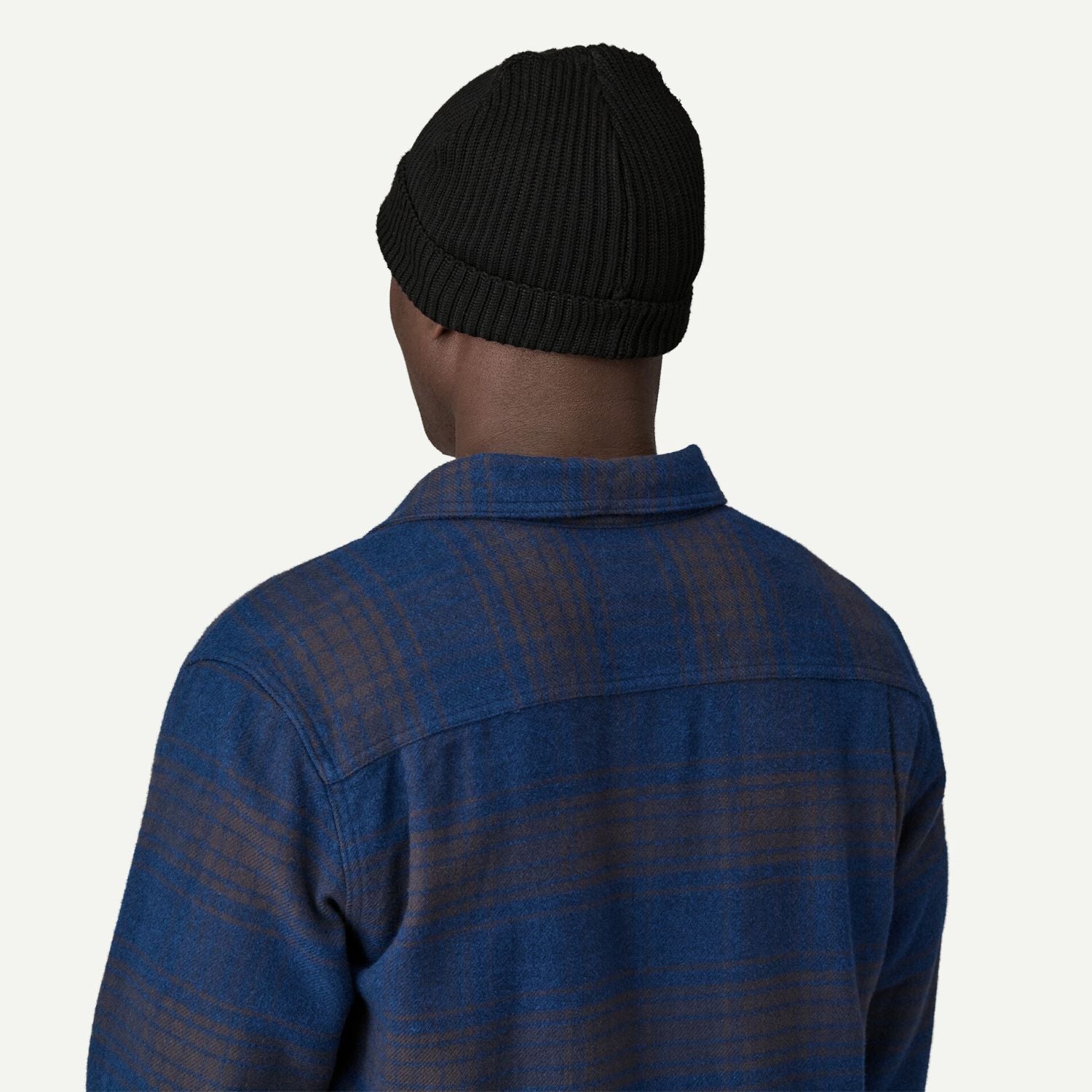 Patagonia Fishermans Rolled Beanie (Black)