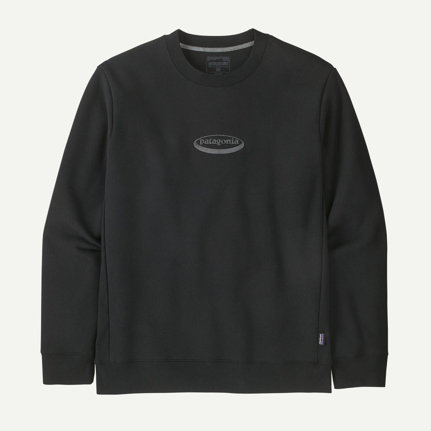 Patagonia Men's '95 Oval Logo Uprisal Crew Sweatshirt (Black) - S
