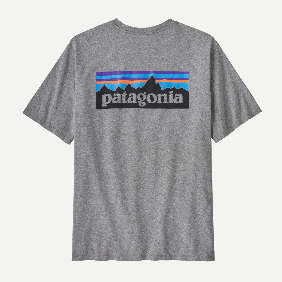 Patagonia Men's P-6 Logo Responsibili-Tee® (Gravel Heather) - L