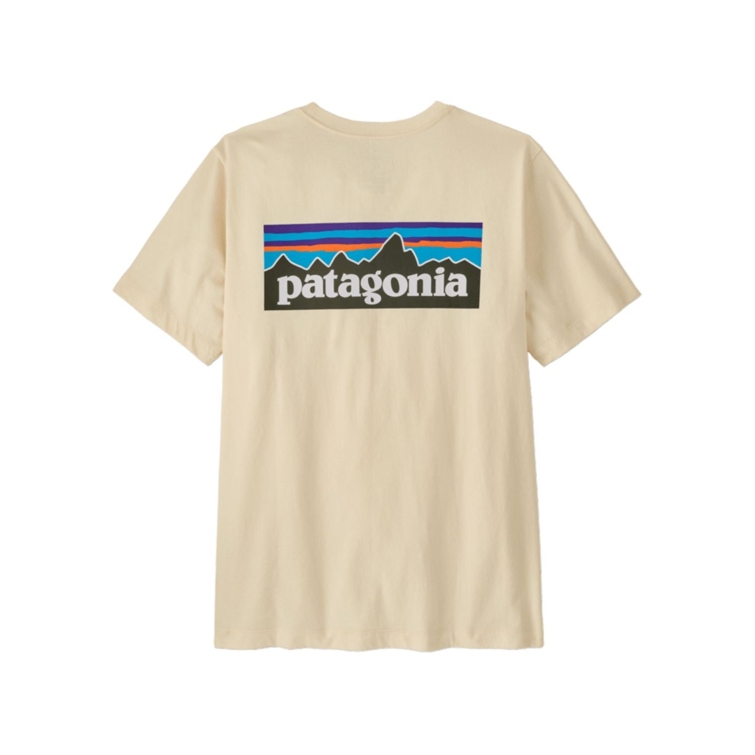 Patagonia Men's P-6 Logo T-Shirt - M (Undyed Natural)