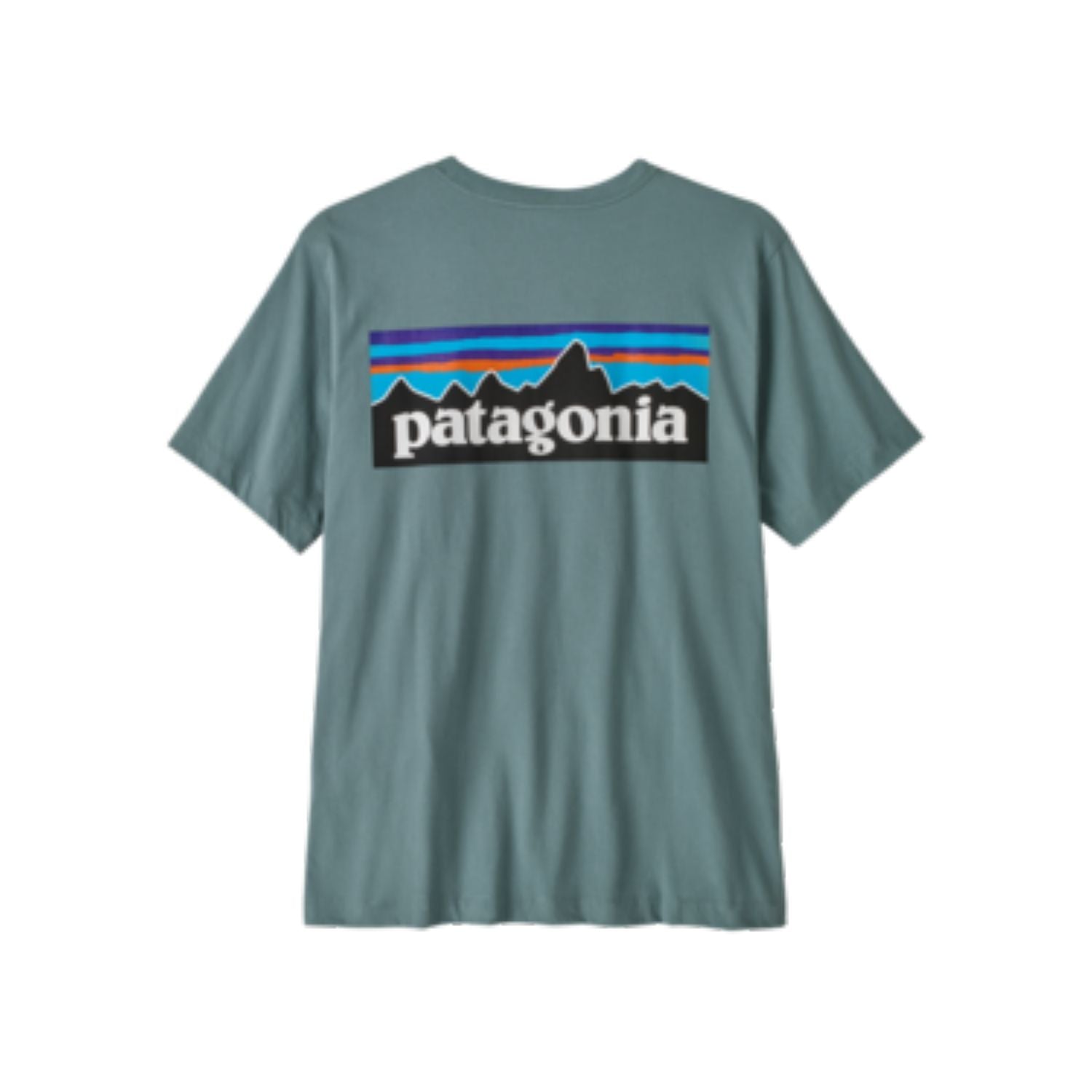 Patagonia Men's P-6 Logo T-Shirt - S (Blue Sage)