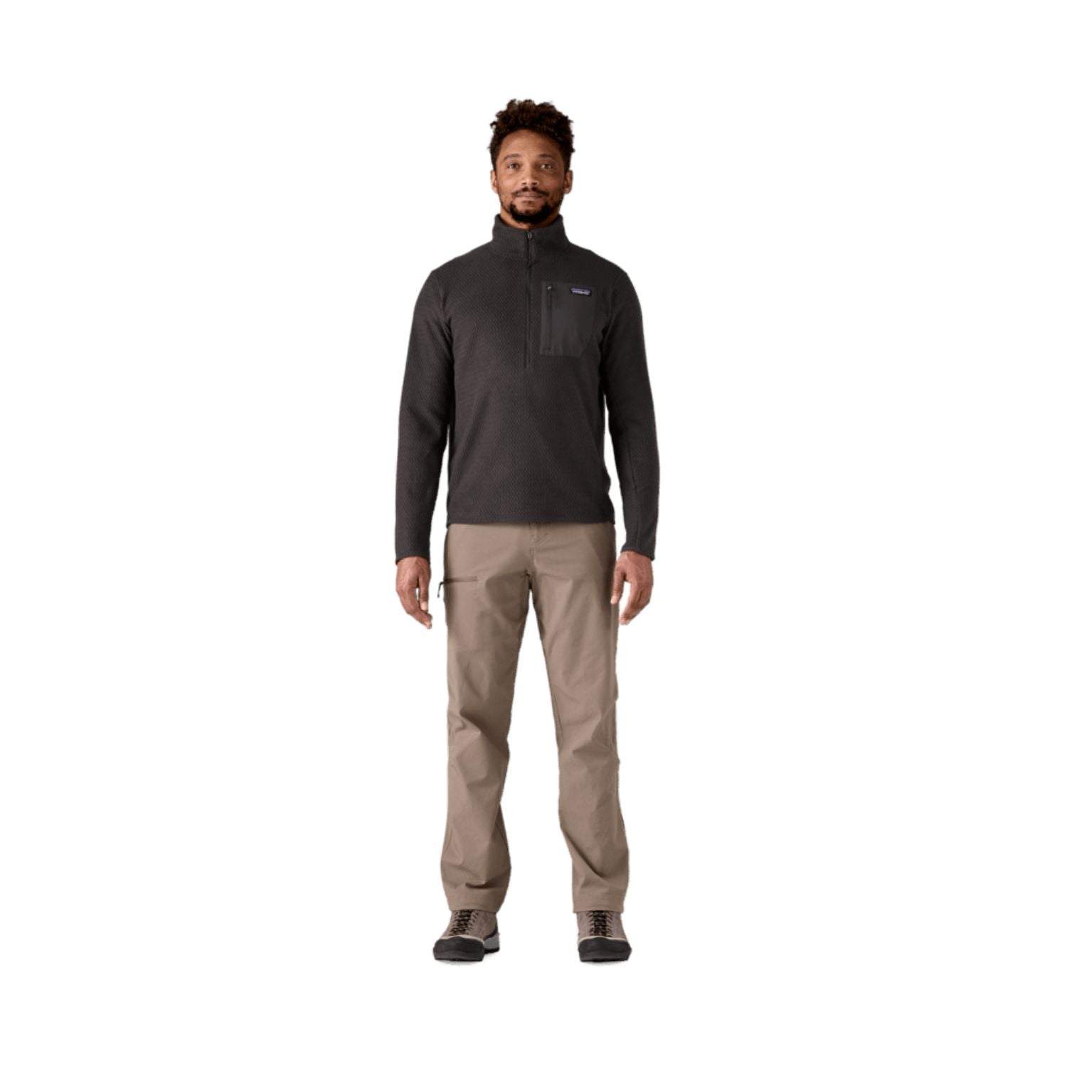 Patagonia Men's R1® Air Fleece Zip-Neck (Black) - XL