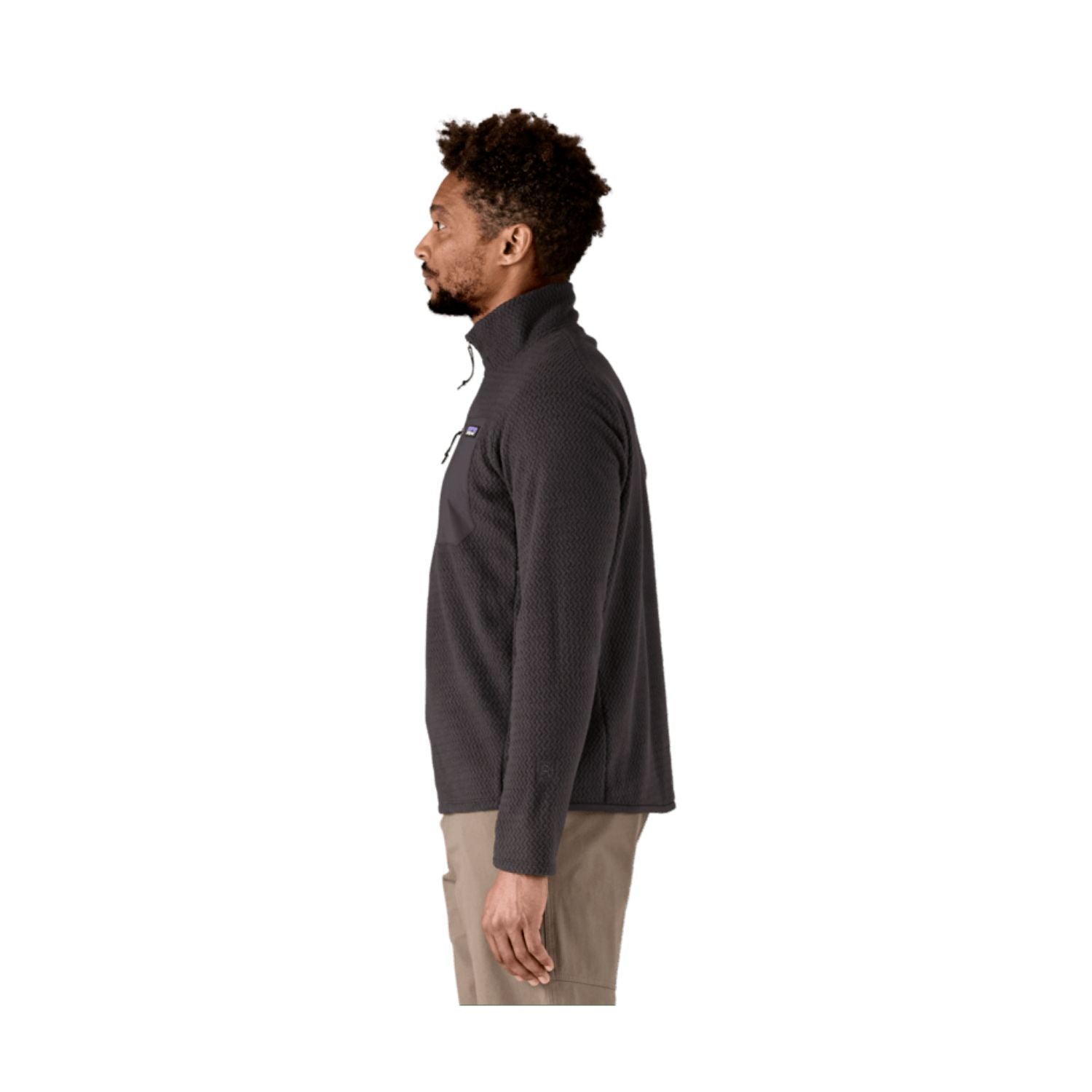 Patagonia Men's R1® Air Fleece Zip-Neck (Black) - XL