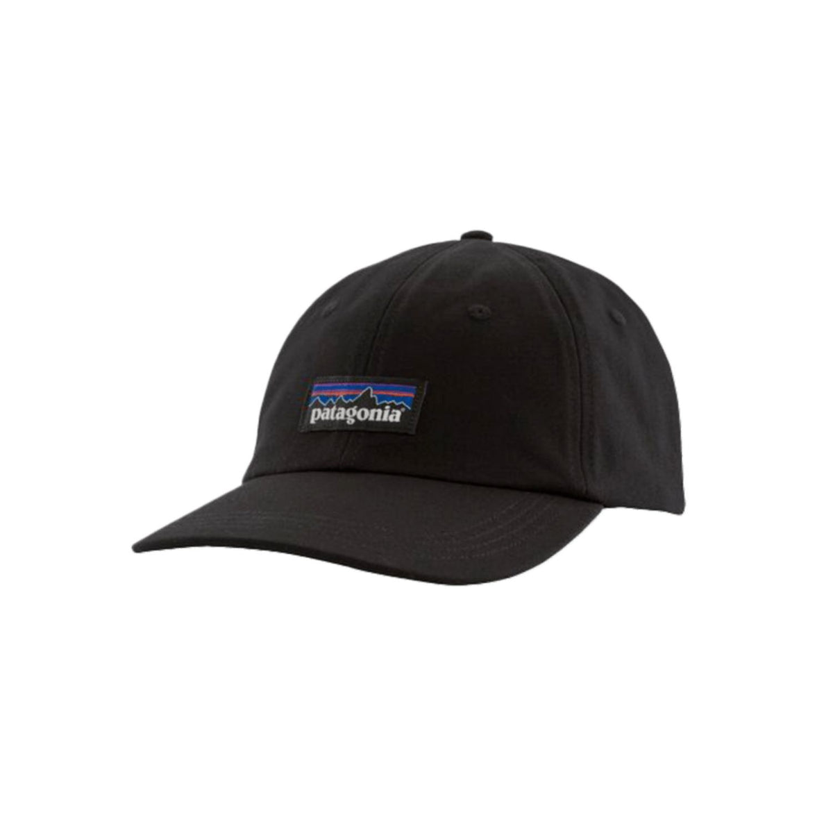 Patagonia P-6 Label Trad Cap (Black)