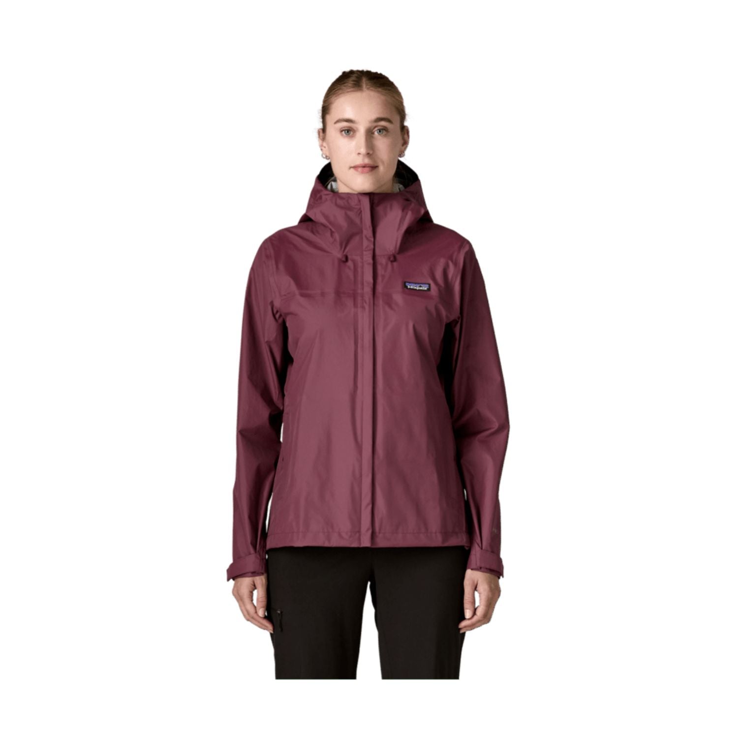 Patagonia Women's Torrentshell 3L Rain Jacket - L (Berry Fig)