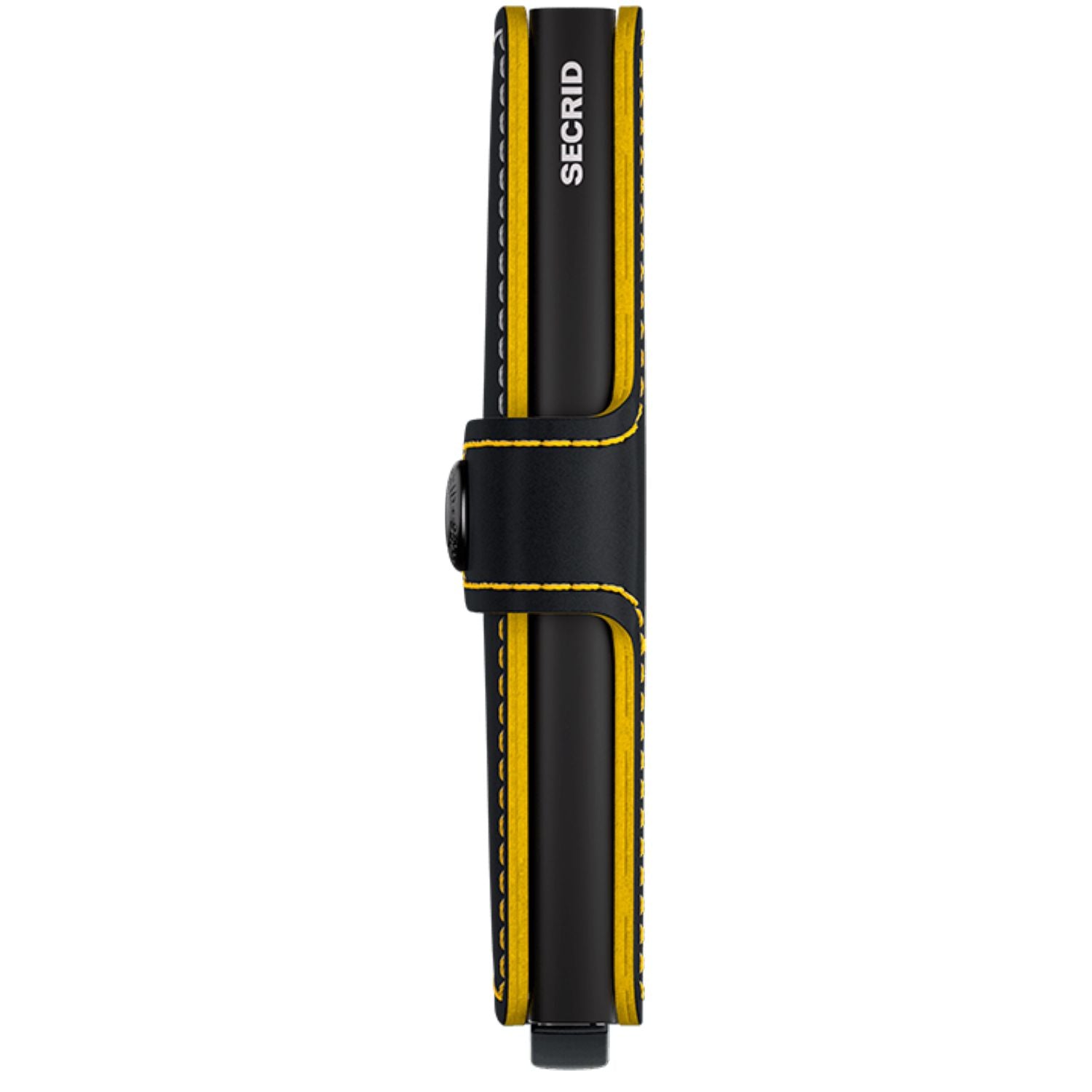 Secrid Miniwallet Matte - Black & Ochre