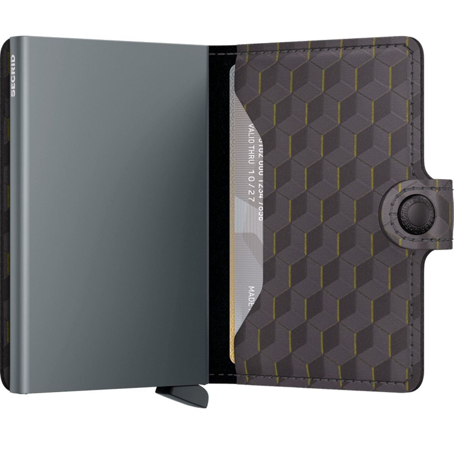 Secrid Miniwallet Optical - Grey-Yellow