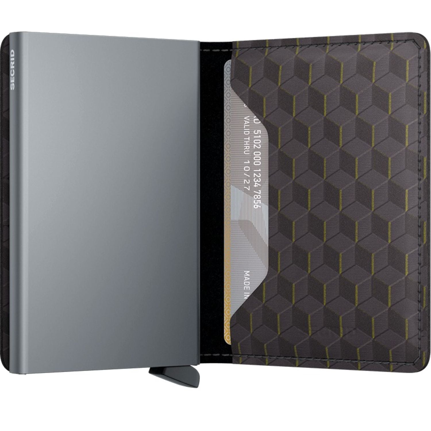 Secrid Slimwallet Optical - Grey-Yellow