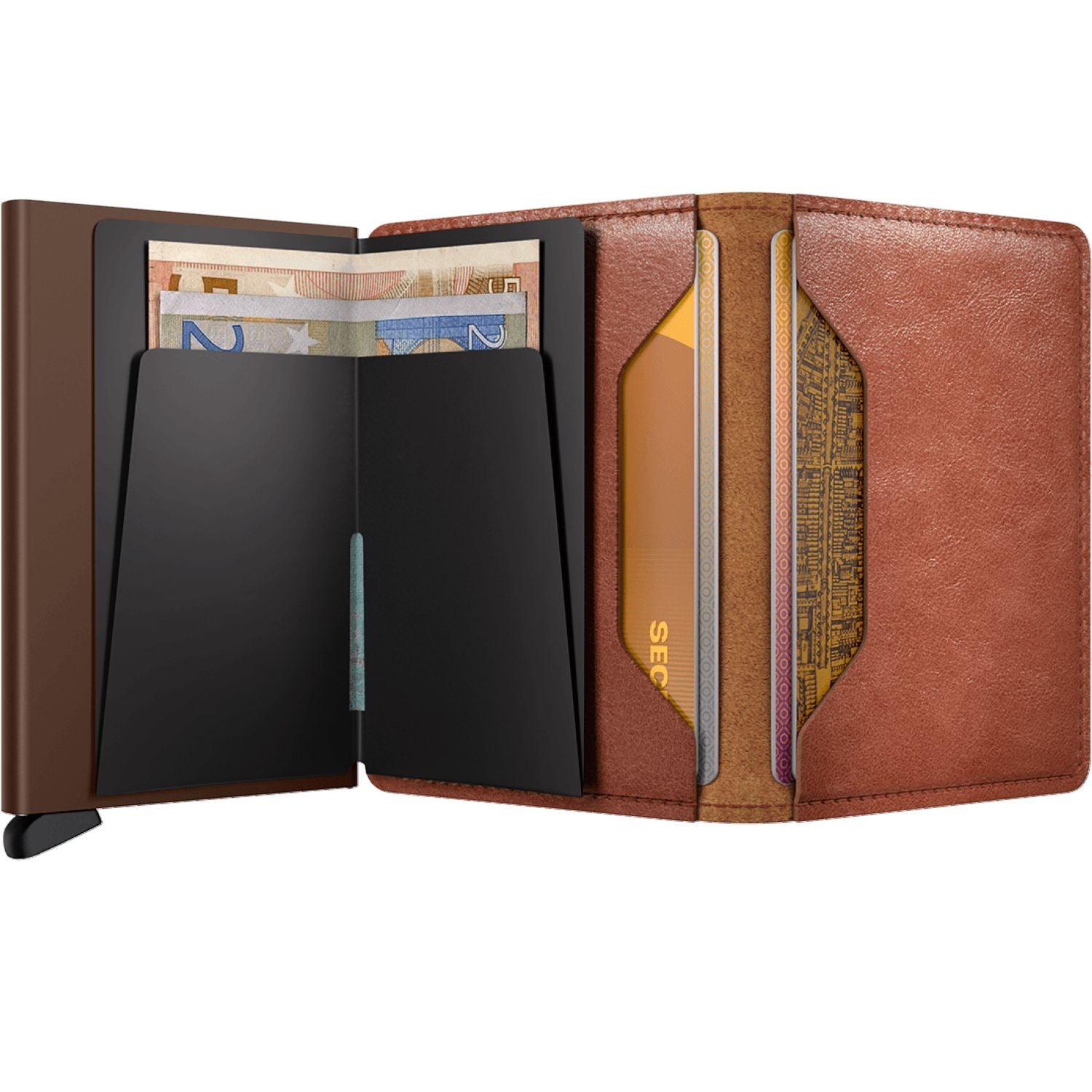 Secrid Slimwallet Vintage - Cognac Brown