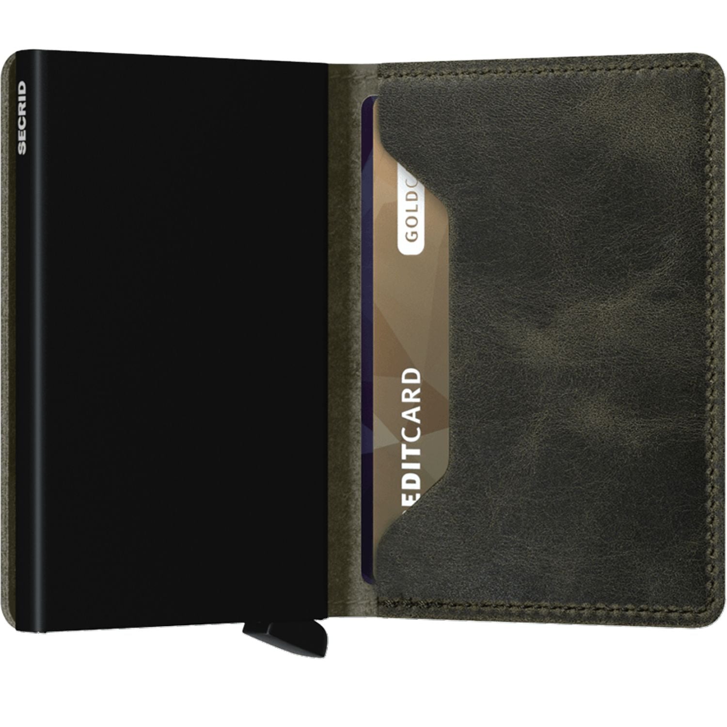 Secrid Slimwallet Vintage - Olive/Black