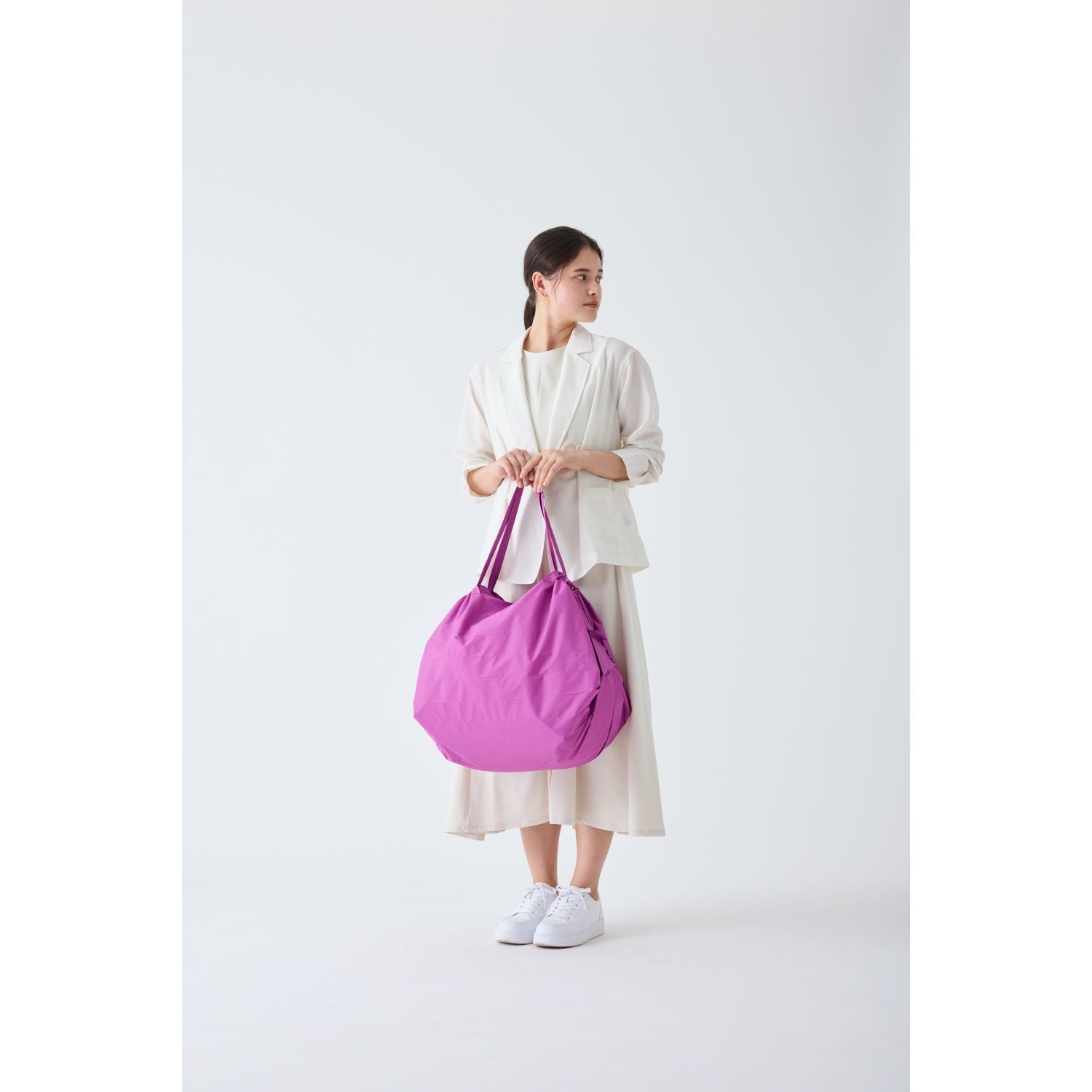 Shupatto Foldable Tote (L) - Peony Petal