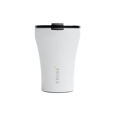 STTOKE Leakproof Classic Ceramic Insulated Cup 8oz - Angel White