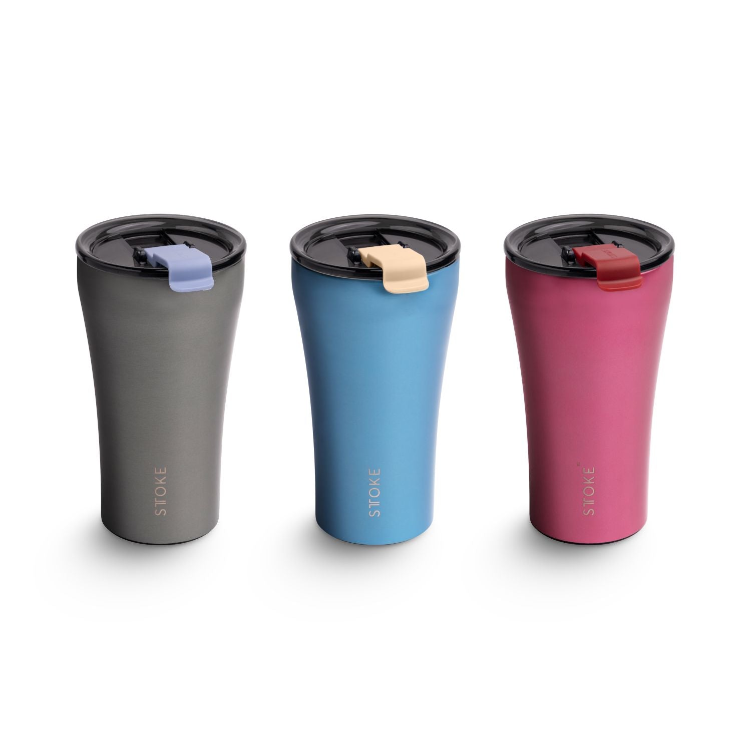 STTOKE Tritan Leakproof Lid V2 - Crystal Scarlet Red