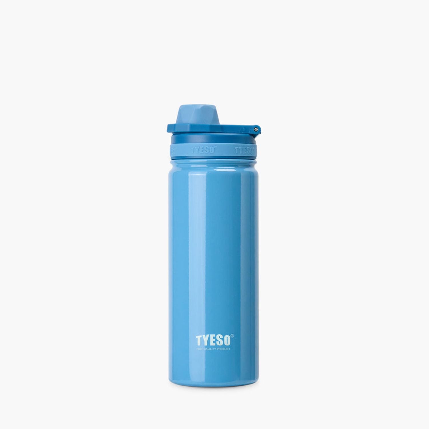 Tyeso Aeris Revive (Glossy) S/S Vacuum Insulated Bottle With Handle 600ML - Blue