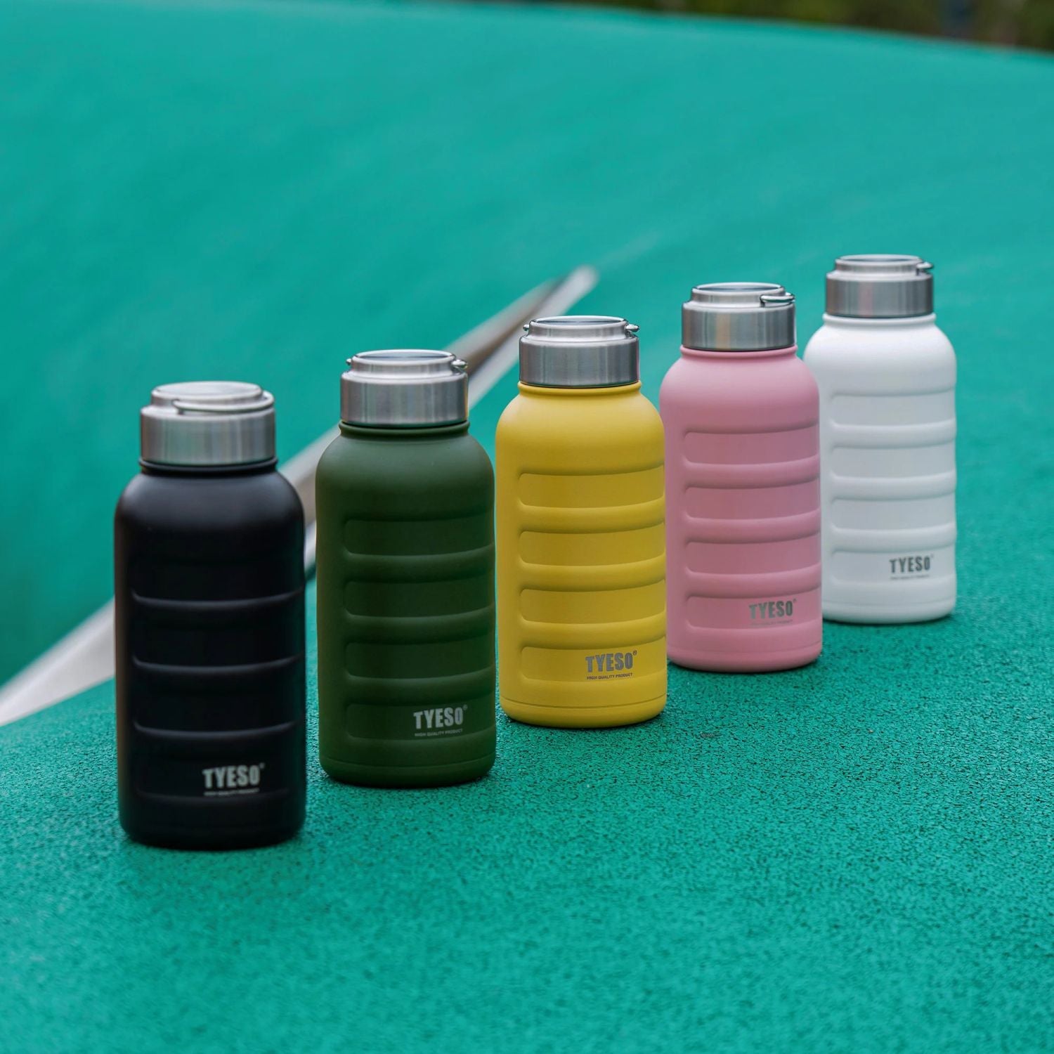 Tyeso Ascent Compact S/S Vacuum Insulated Bottle With Handle 360ml - White