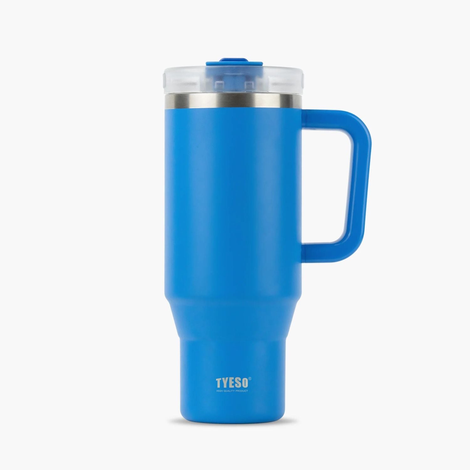 Tyeso Aura Leakproof 2 In 1 Sip & Straw Lid S/S Vacuum Tumbler 1200ml - Klein Blue