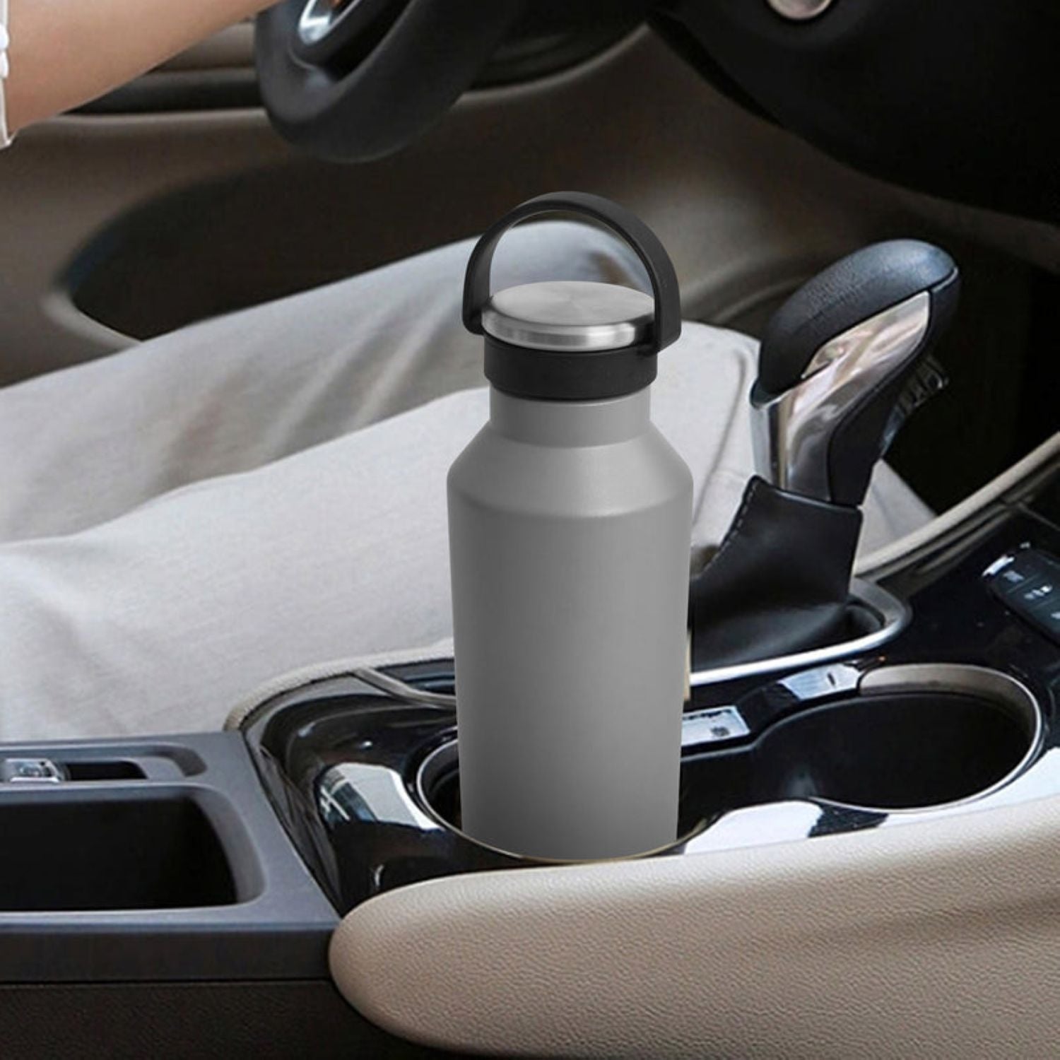 Tyeso Beacon 36Hours Cold S/S Vacuum Insulated Bottle With Handle 500ML - Gray