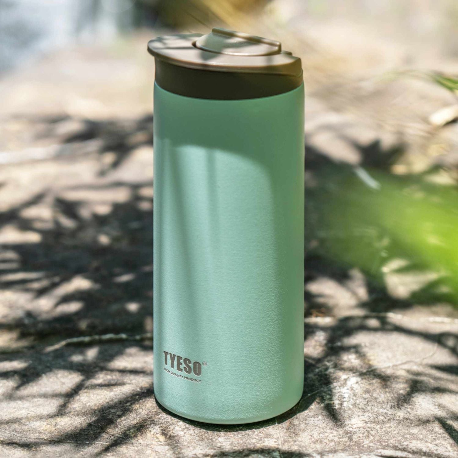 Tyeso Eon Leakproof S/S Vacuum Coffee Tumbler With Handle 360ml - Green