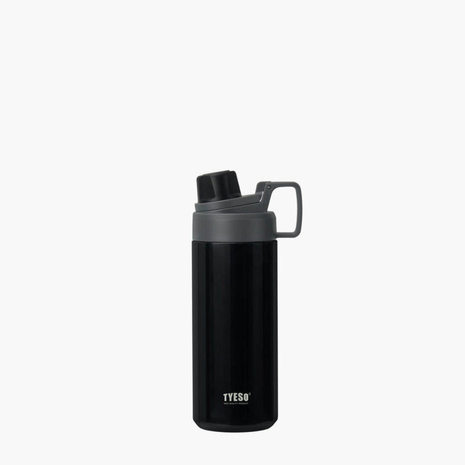 Tyeso Fizz S/S Vacuum Insulated Bottle With Handle 600ML - Black