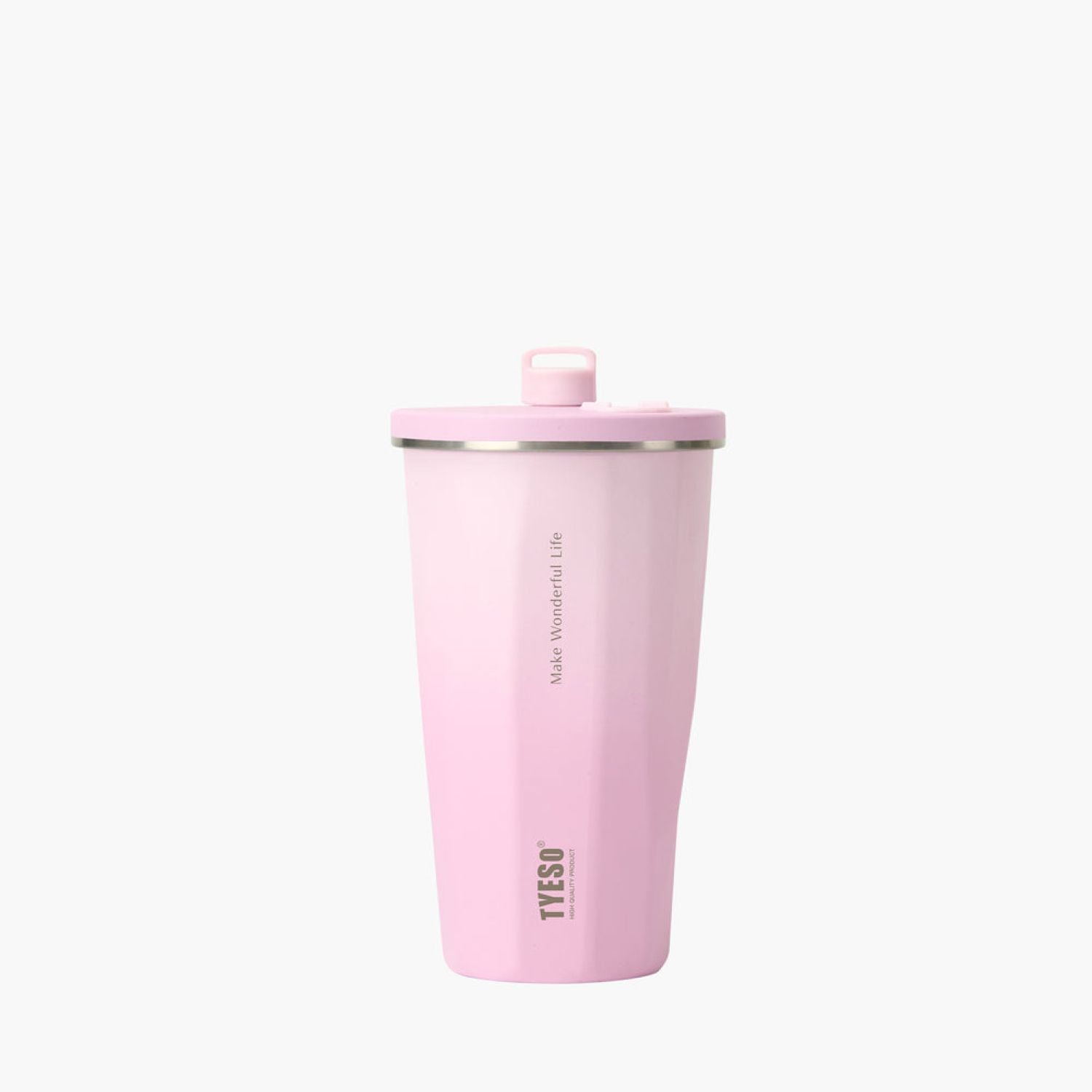 Tyeso Flaire 2.0 Retractable Straw S/S Vacuum Insulated Tumbler 470ML - Pink