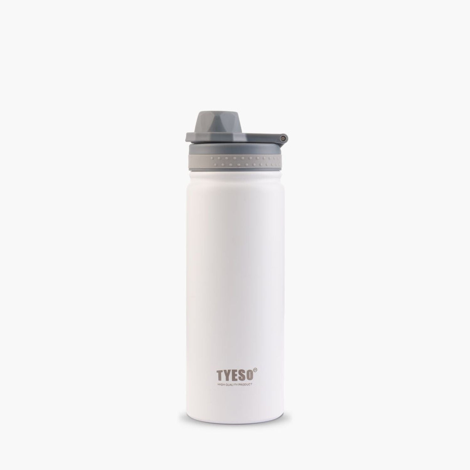 Tyeso Revive (Matte) S/S Vacuum Insulated Bottle With Handle 600ML - White
