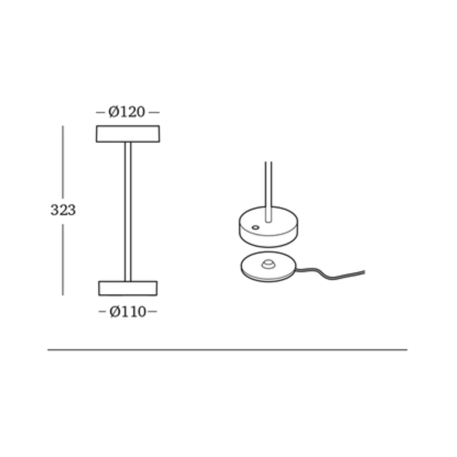 Ubiqua Standy Maxi With 185 Lumens - 2.2W 3.7V Power (Sand)