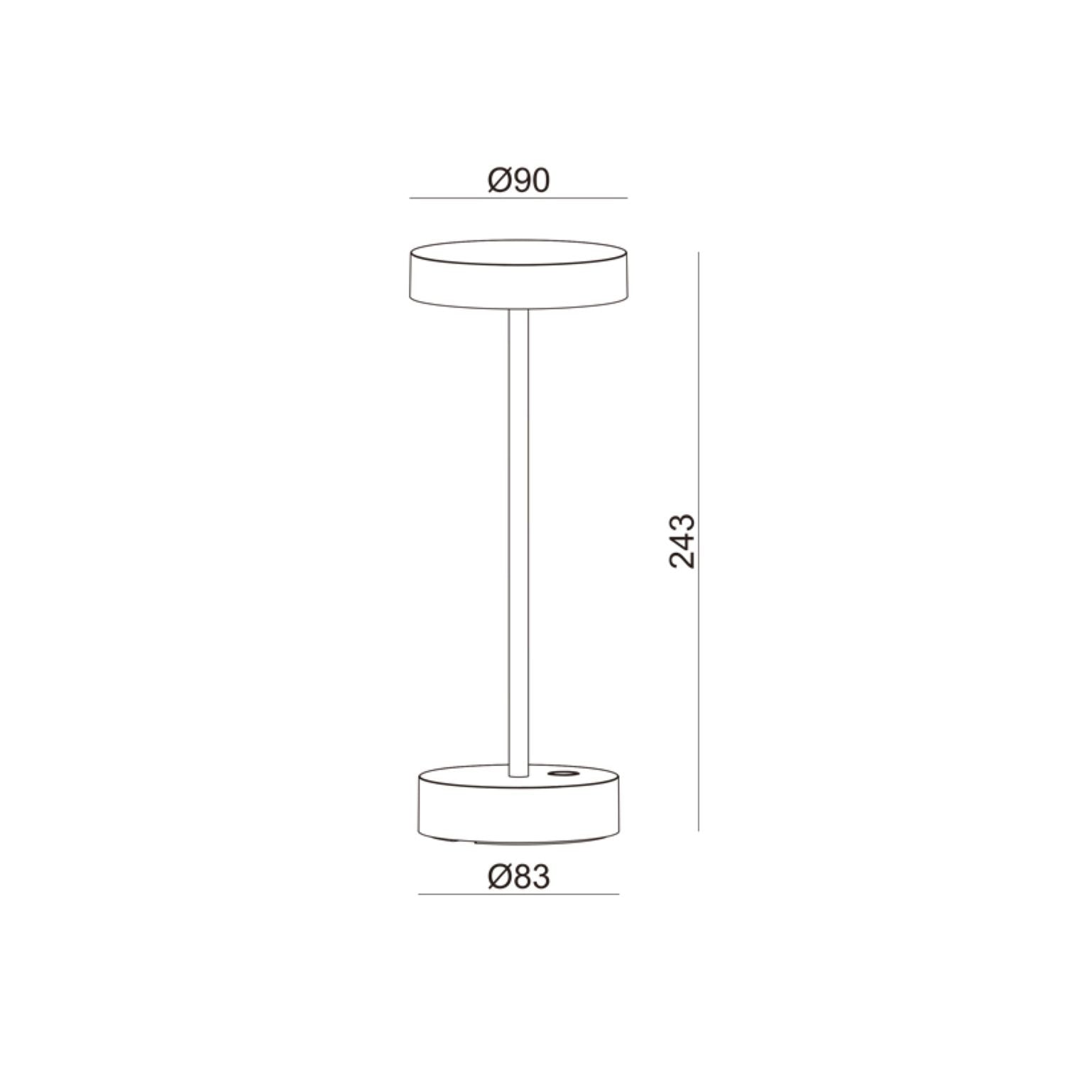 Ubiqua Standy Mini With 185 Lumens - 2.2W 3.7V Power (Sage Green)