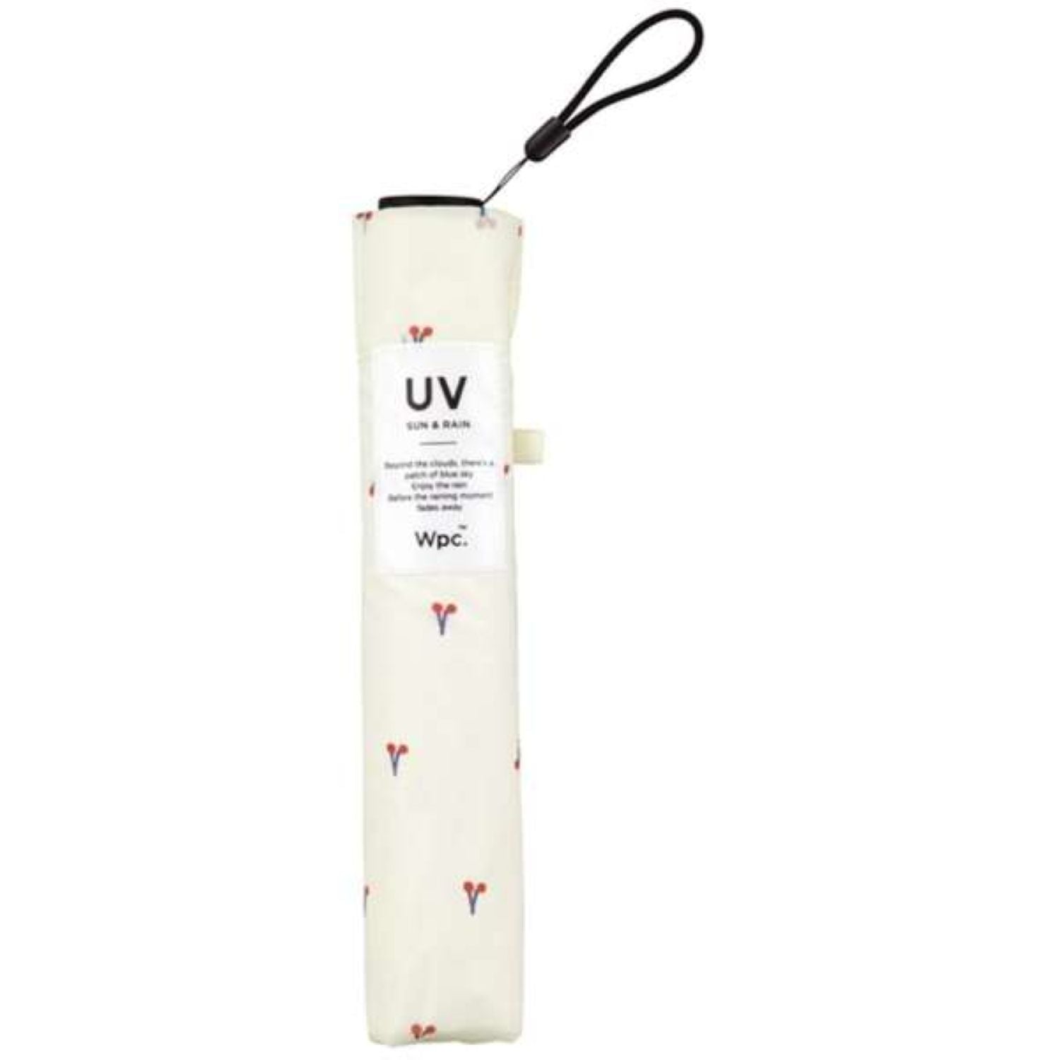 WPC Airlight UV Protection Umbrella 55cm - Cherry Mini (Off White)
