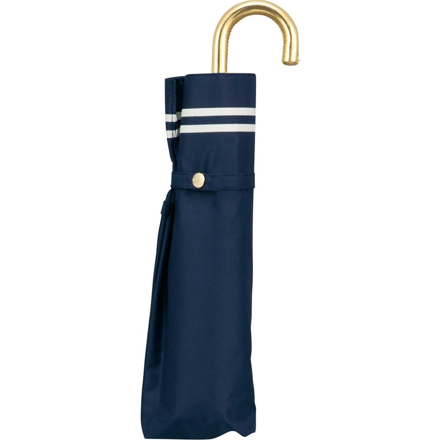 WPC Blackout Sailor Mini Folding UV Protection Upf 50+ Umbrella 50cm  (Navy)