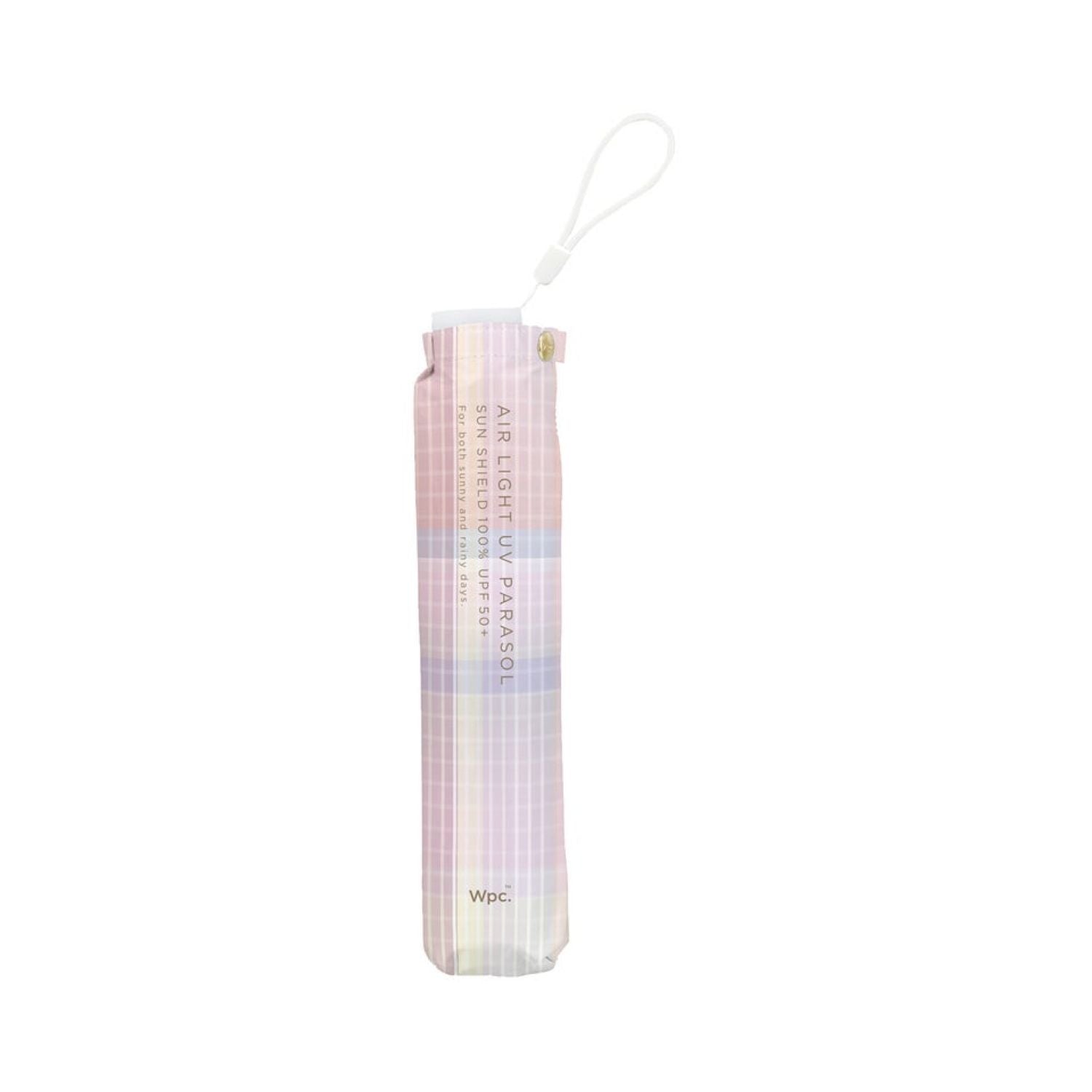 WPC Gradation Check Mini UV Protection UPF 50+ Umbrella 50cm - Pink