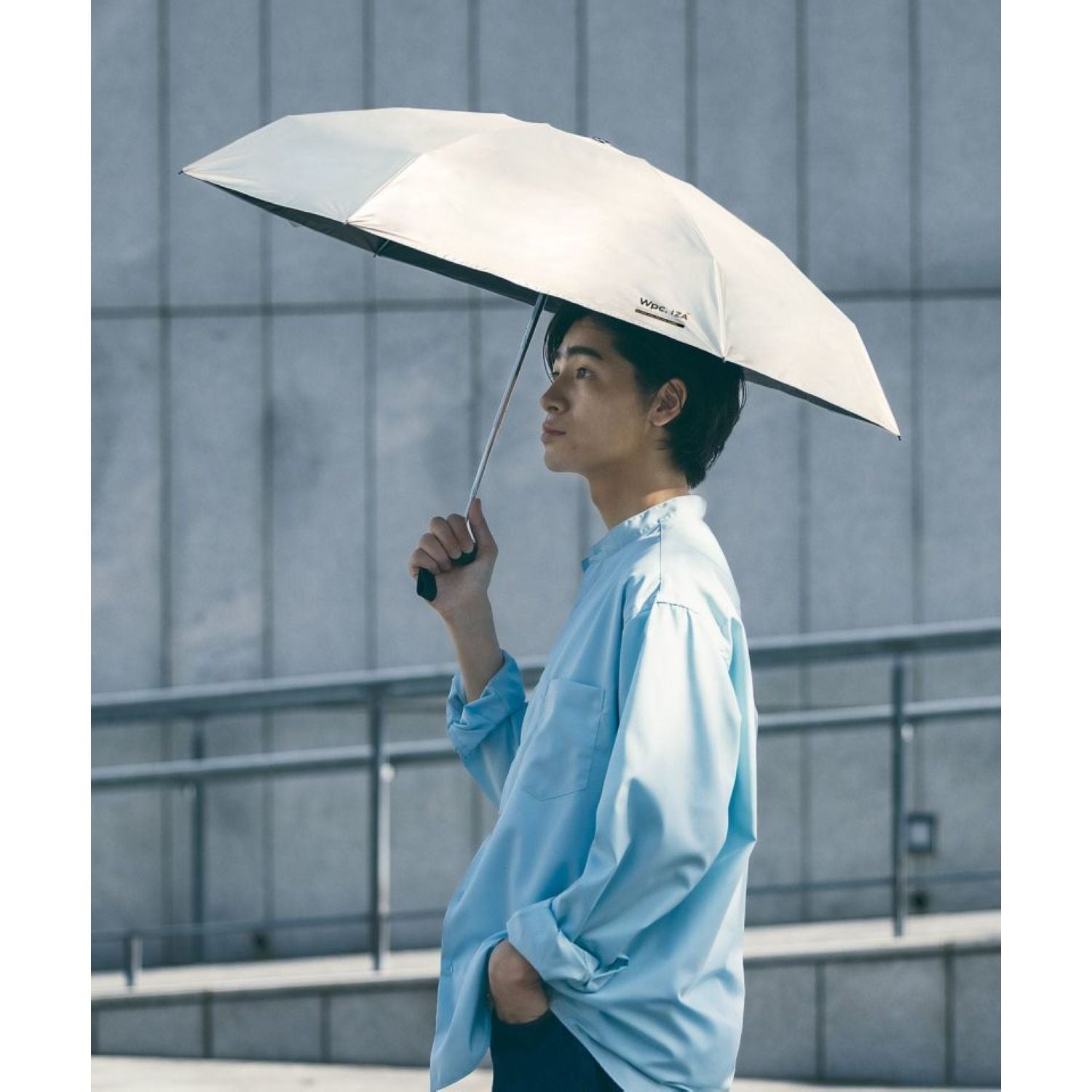 WPC IZA Compact (2025) UV Protection UPF 50+ Umbrella 53cm (Off White)