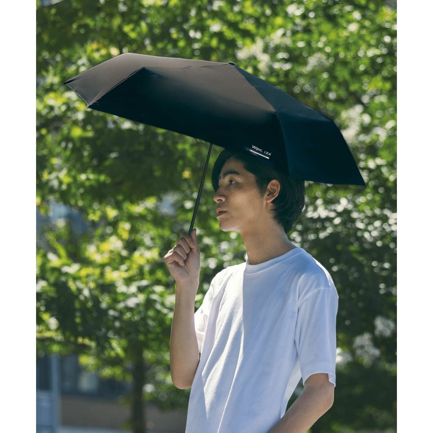 WPC IZA Ultra Light UV Protection UPF 50+ Umbrella 50cm (Black)