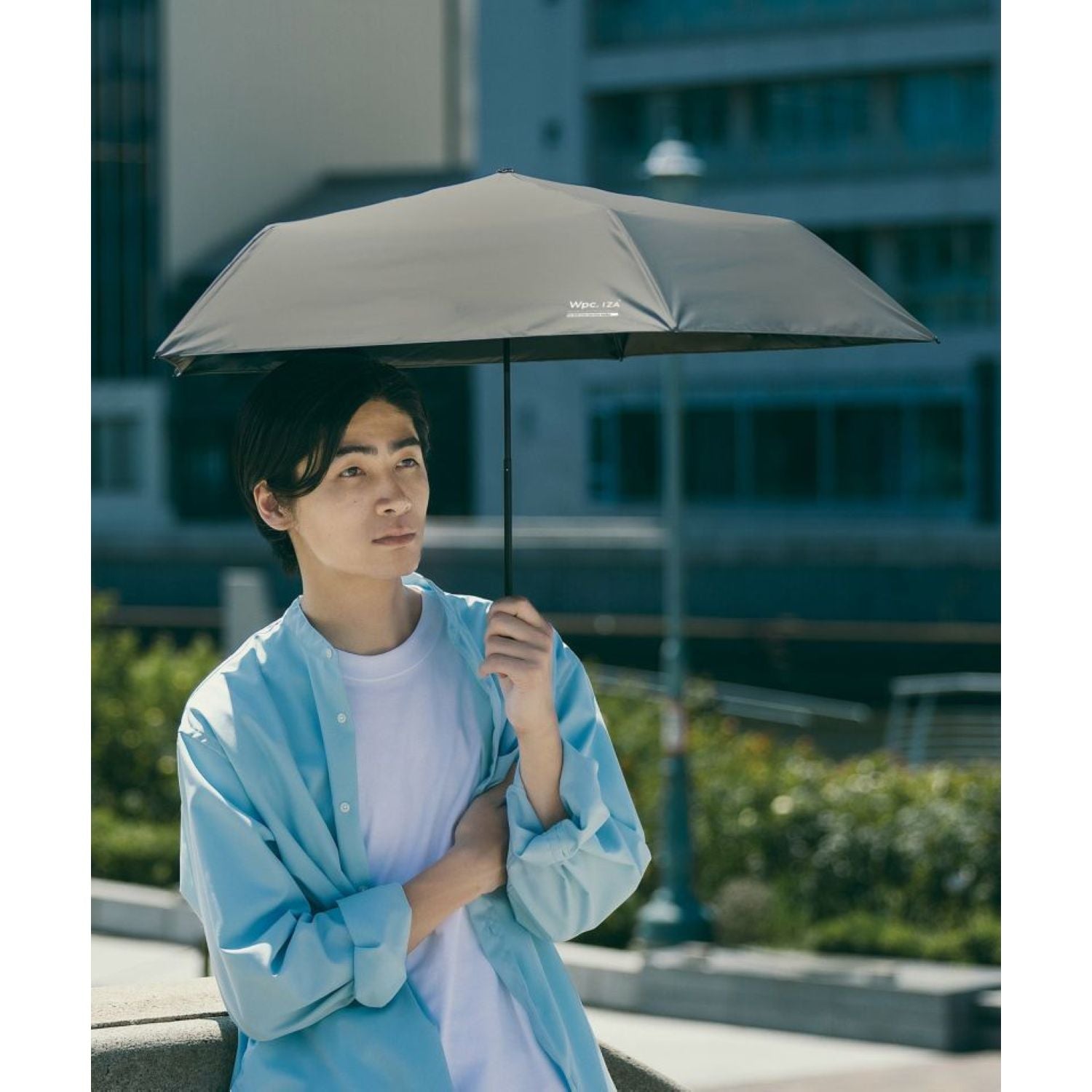 WPC IZA Ultra Light UV Protection UPF 50+ Umbrella 50cm (Grey)