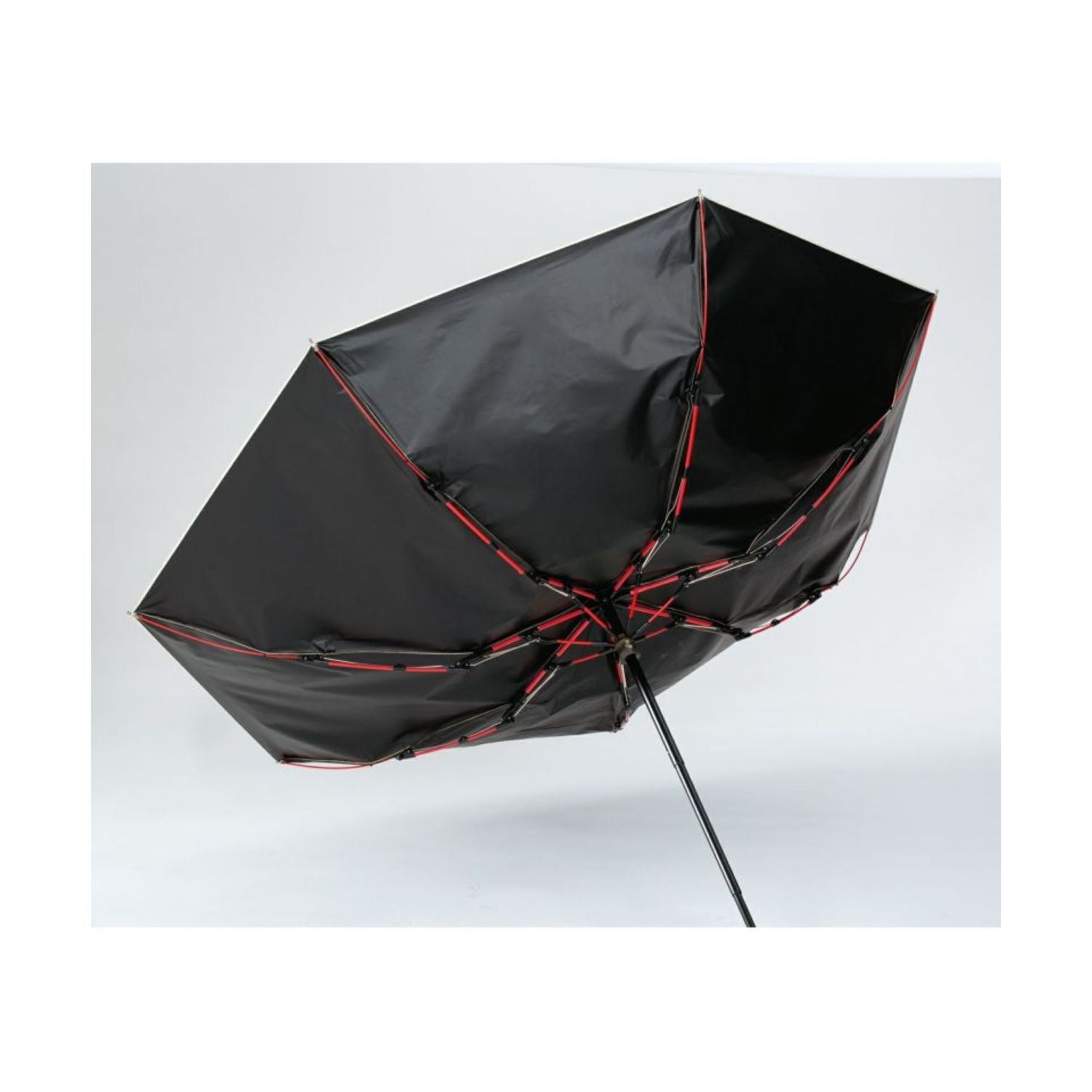 WPC IZA Wind Resistance (2025) UV Protection UPF 50+ Men's Umbrella 55cm (Black)