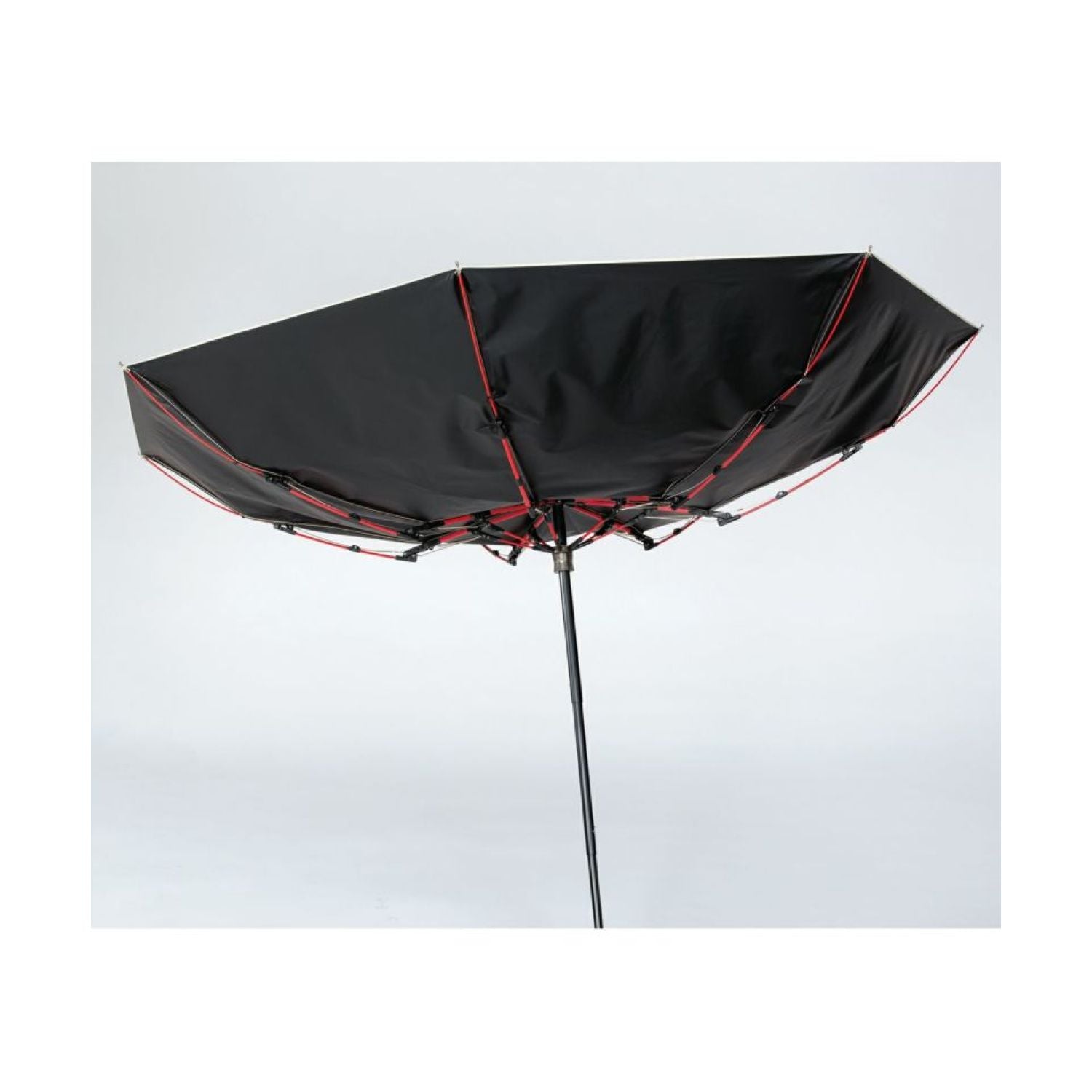 WPC IZA Wind Resistance (2025) UV Protection UPF 50+ Men's Umbrella 55cm (Black)