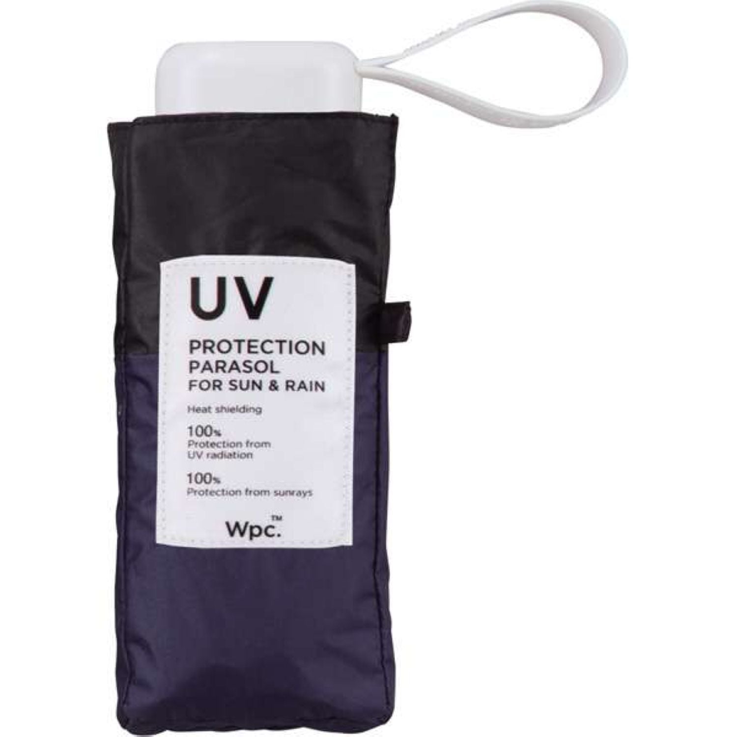 WPC Patchwork Tiny (2025) UV Protection Upf 50+ Umbrella 47cm (Navy)