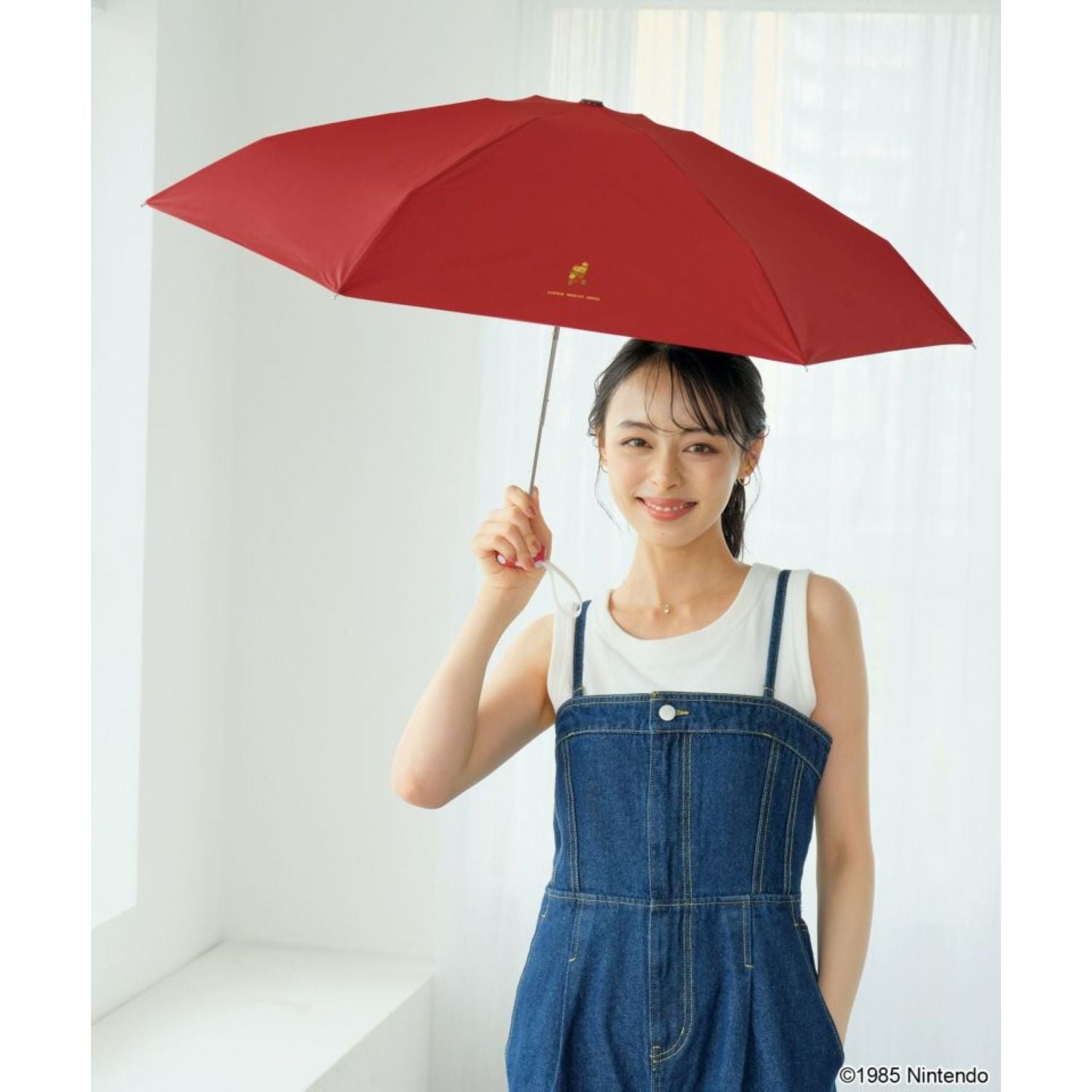 WPC X Super Mario Bros Mini UV Protection UPF 50+ Umbrella 47cm (Red Mario)